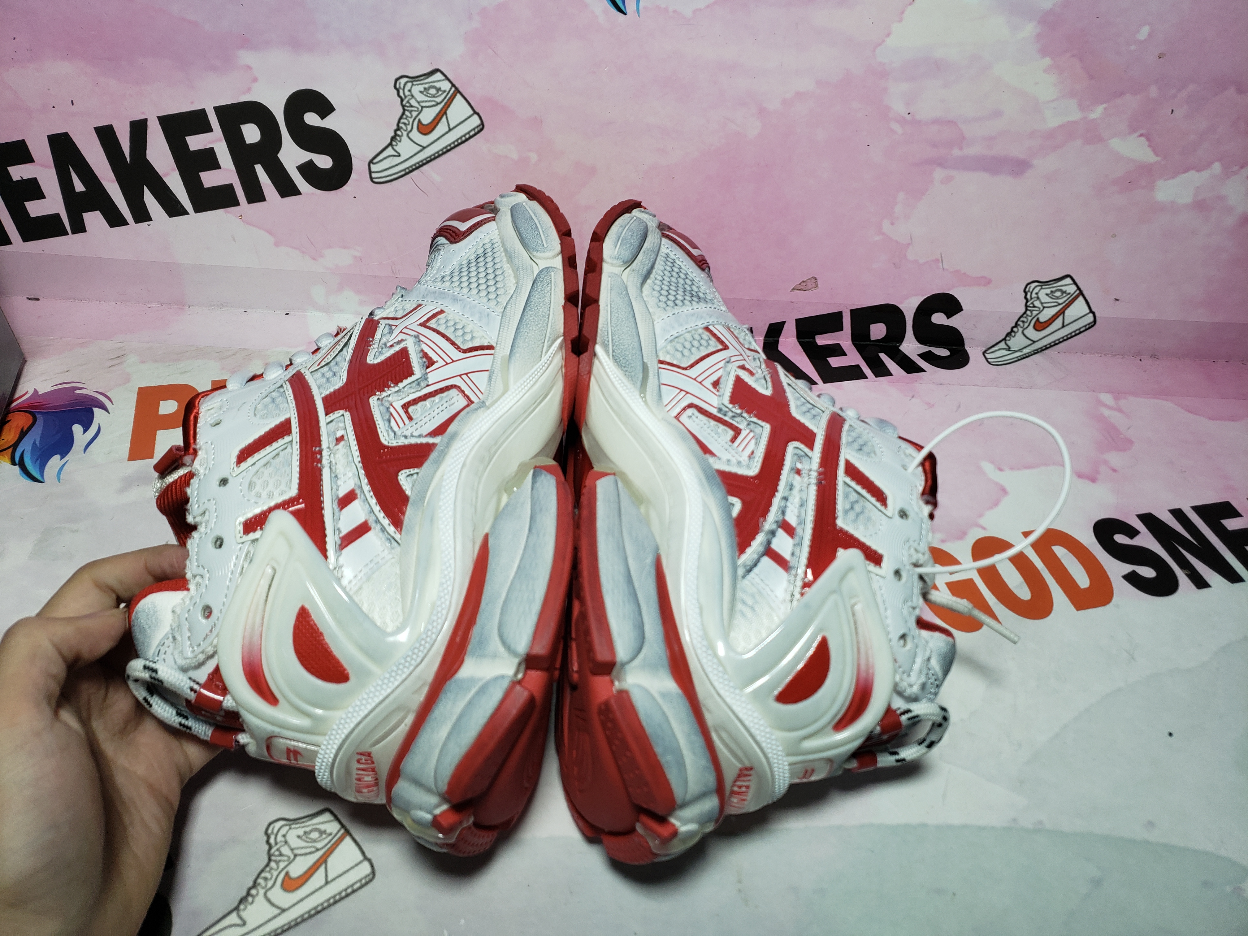 PKGoden Balenciaga 7th Runner Blue White Red 677402 W3RB2 9060