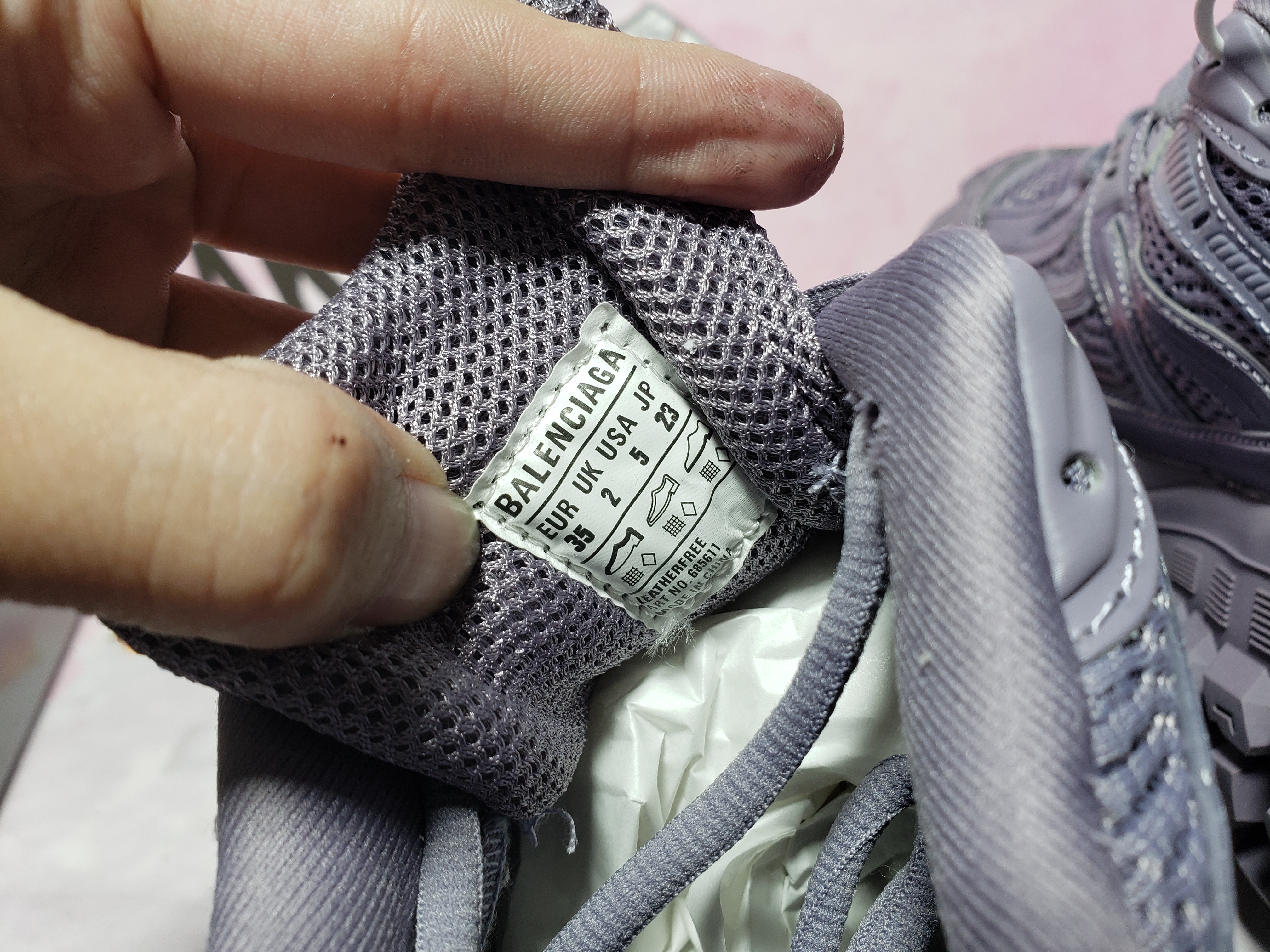 PKGoden Balenciaga Defender Black Purple 685611 W2RAM 5500