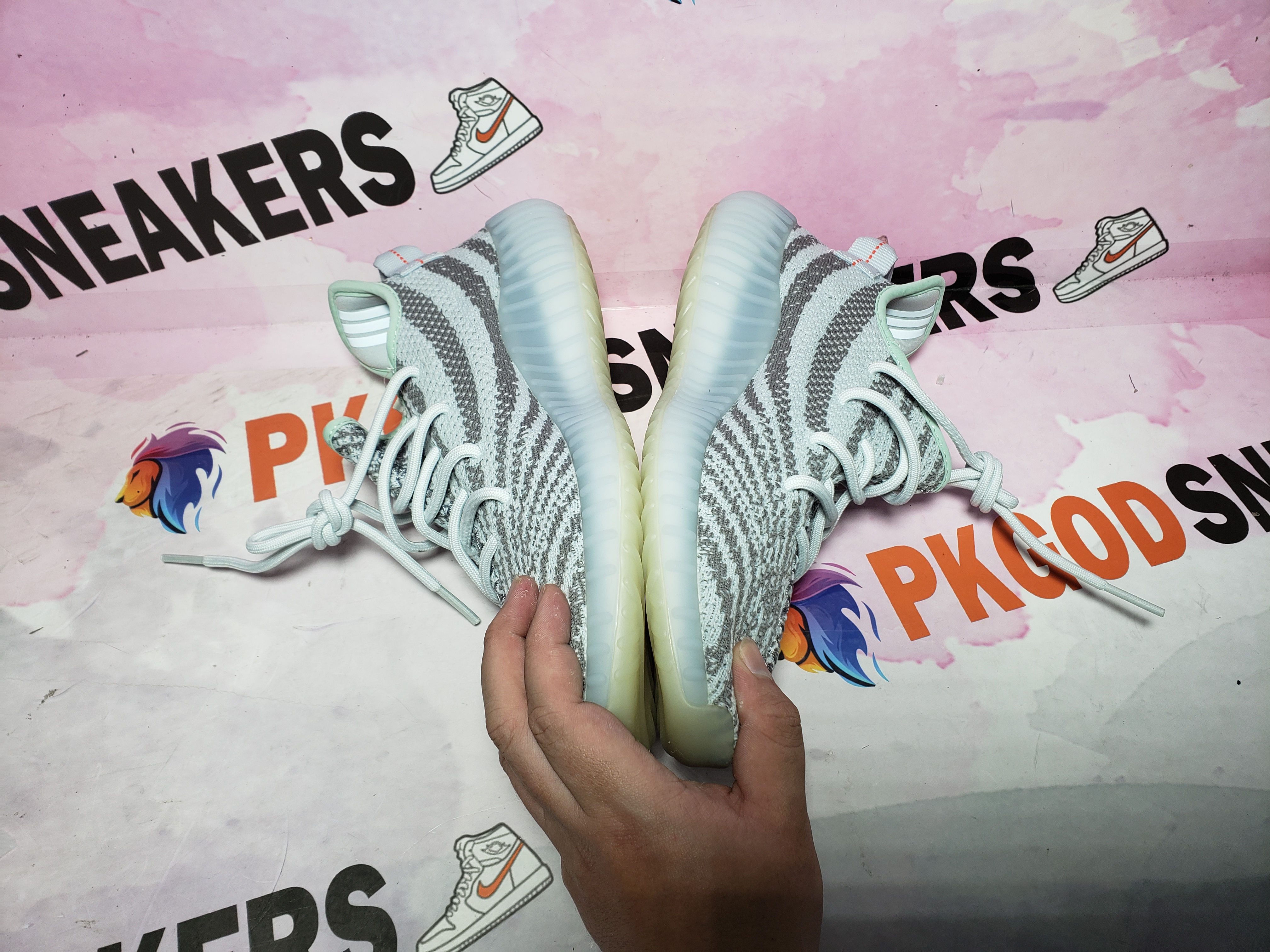 PKGoden Yeezy Boost 350 V2 Blue Tint B37571
