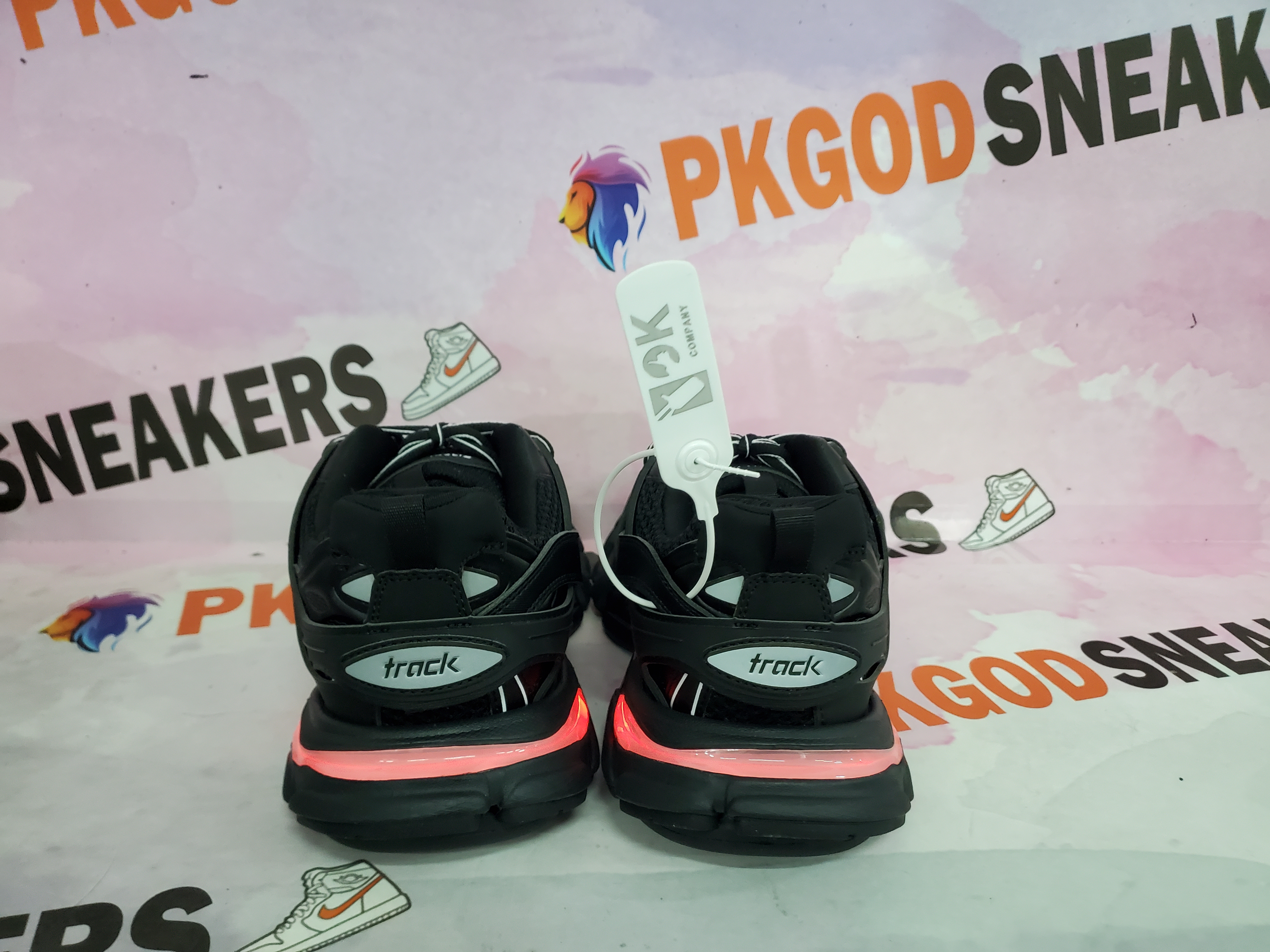 【Flash Sales】 PKGoden Balenciaga  3rd LED Tess S.Black 555032 W1GB7 1000