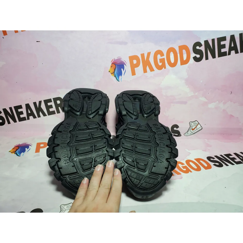 【Flash Sales】 PKGoden Balenciaga  3rd LED Tess S.Black 555032 W1GB7 1000