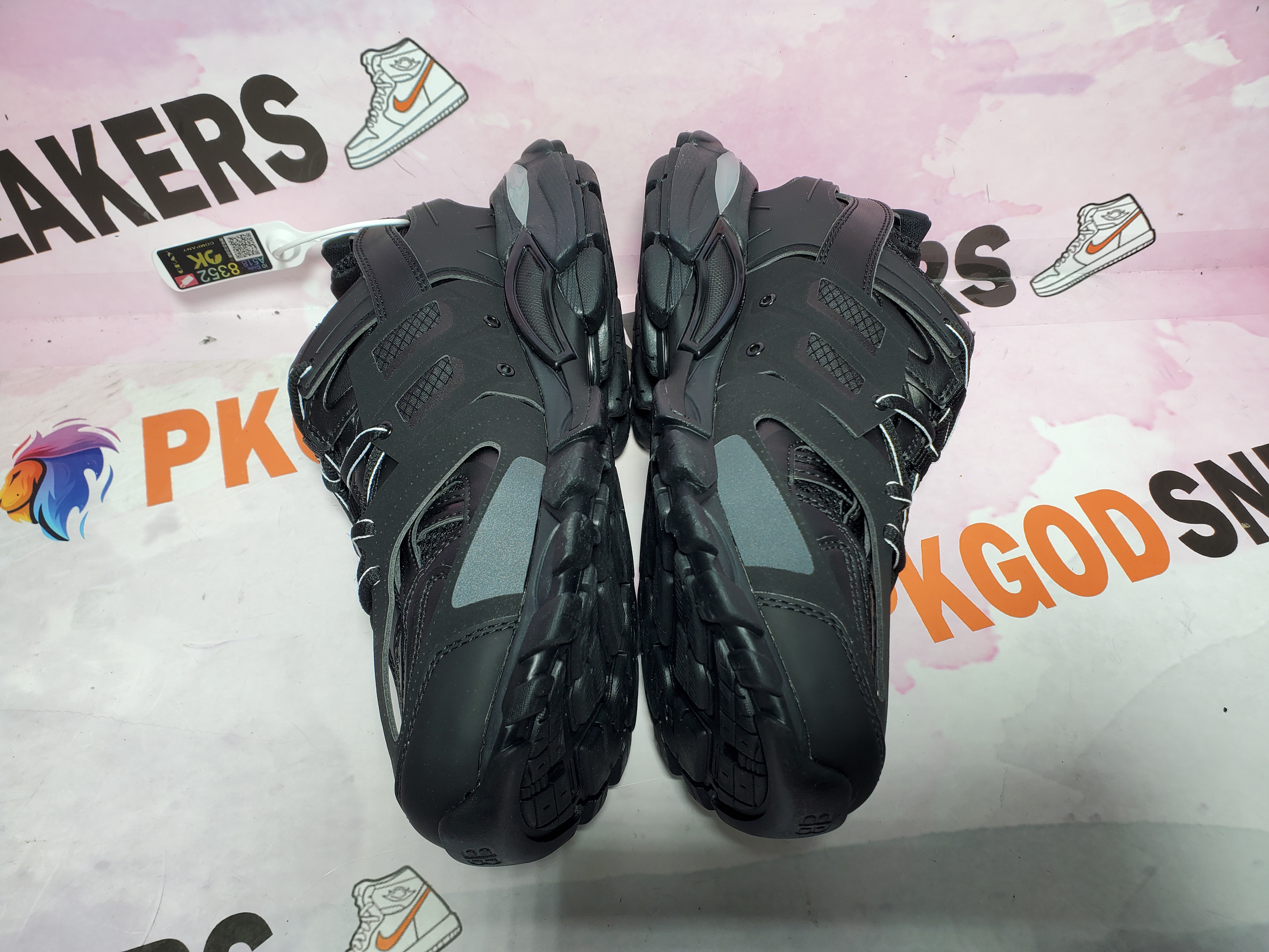 【Flash Sales】 PKGoden Balenciaga  3rd LED Tess S.Black 555032 W1GB7 1000