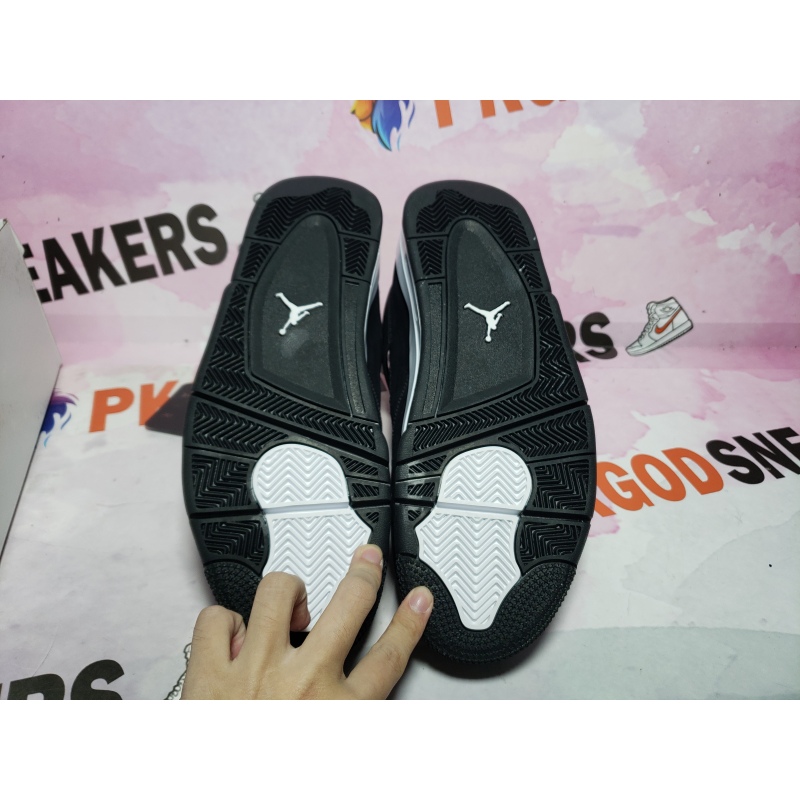 【Free Shipping】PKGoden Jordan 4 Retro White Thunder,FQ8138-001