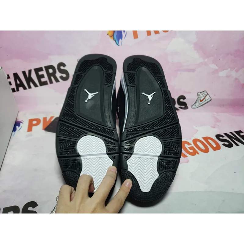 【Free Shipping】PKGoden Jordan 4 Retro White Thunder,FQ8138-001