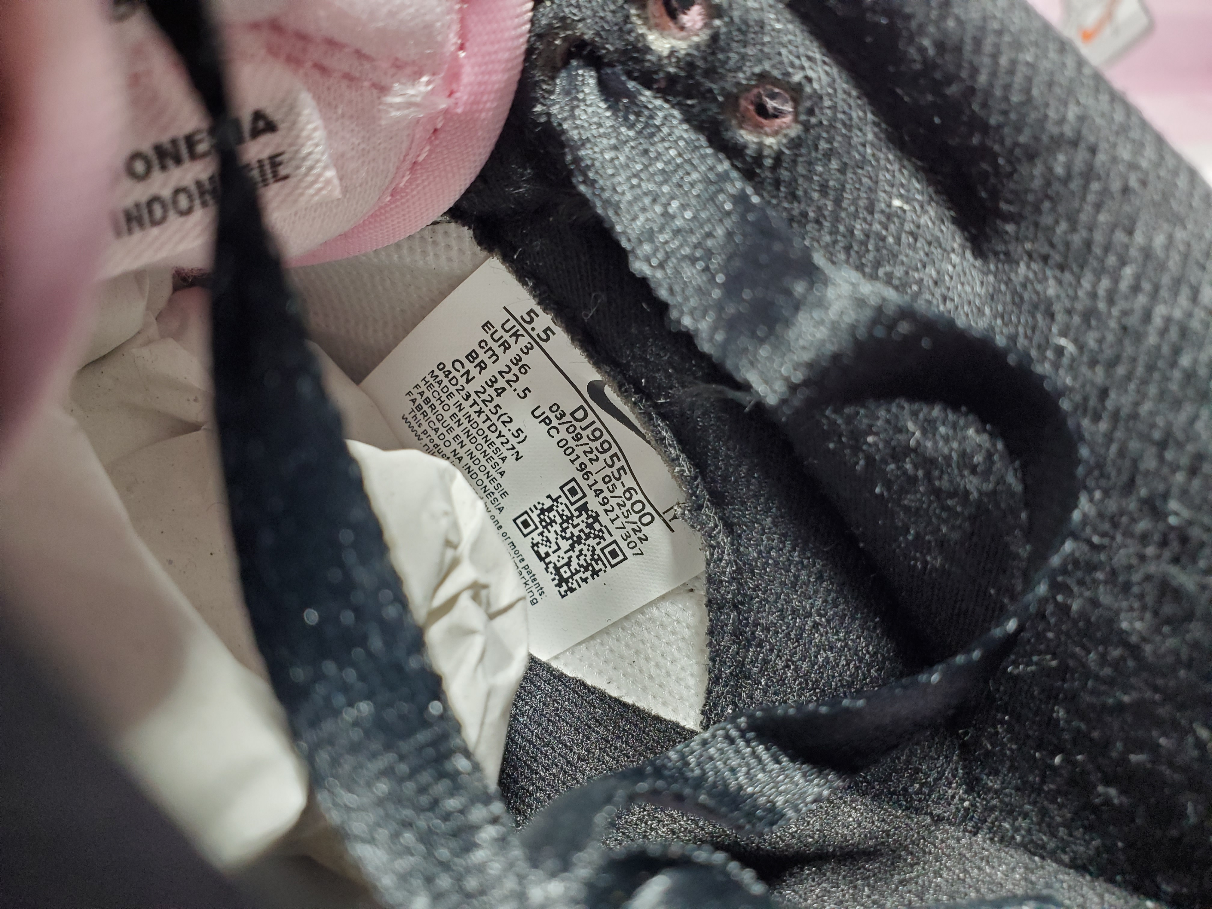 OG Dunk Low Pink Foam Black DJ9955-600