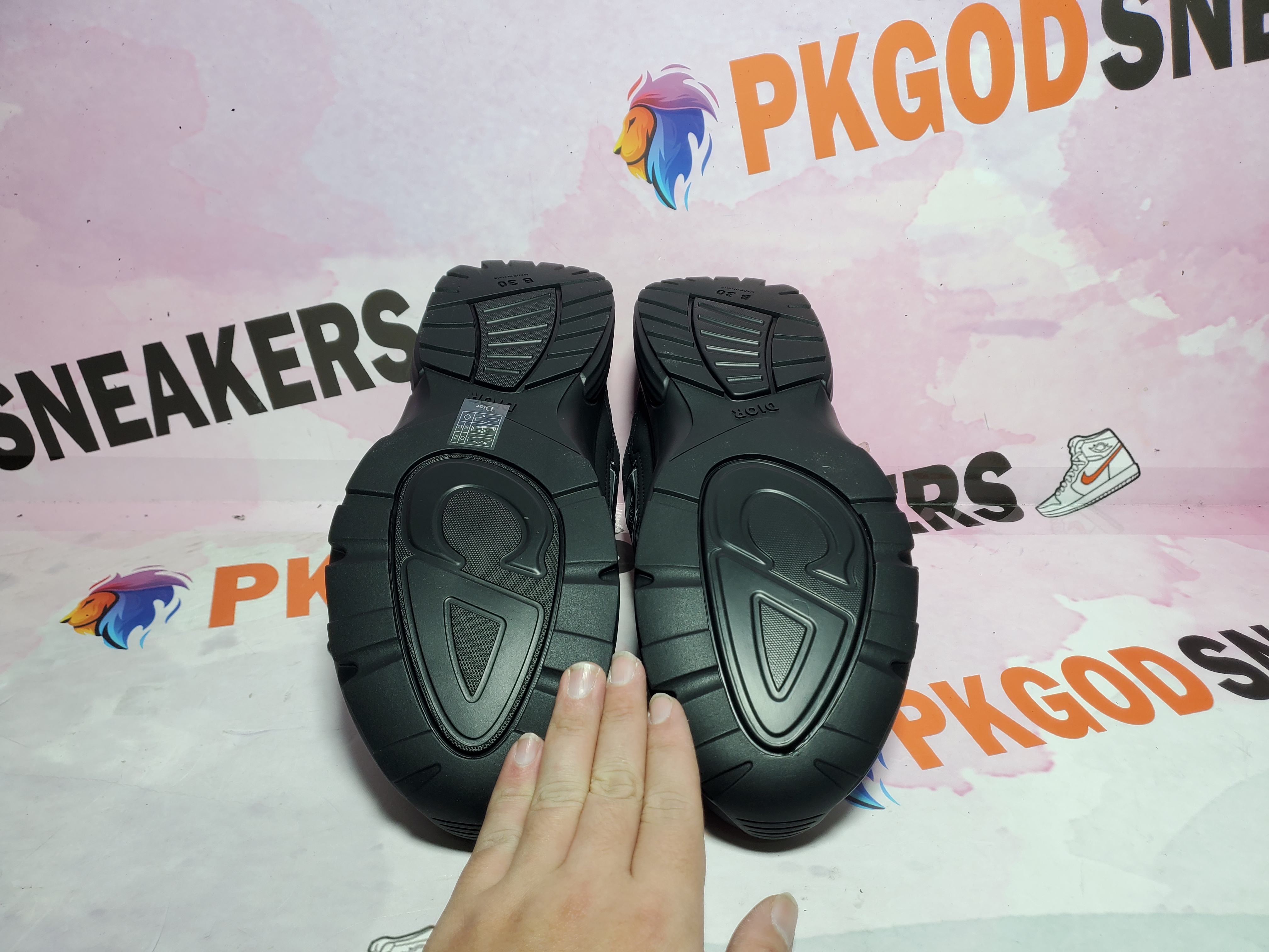 PKGoden Dior B30 Light Grey Sneakers New Reflective 3SN27ZIR-16536