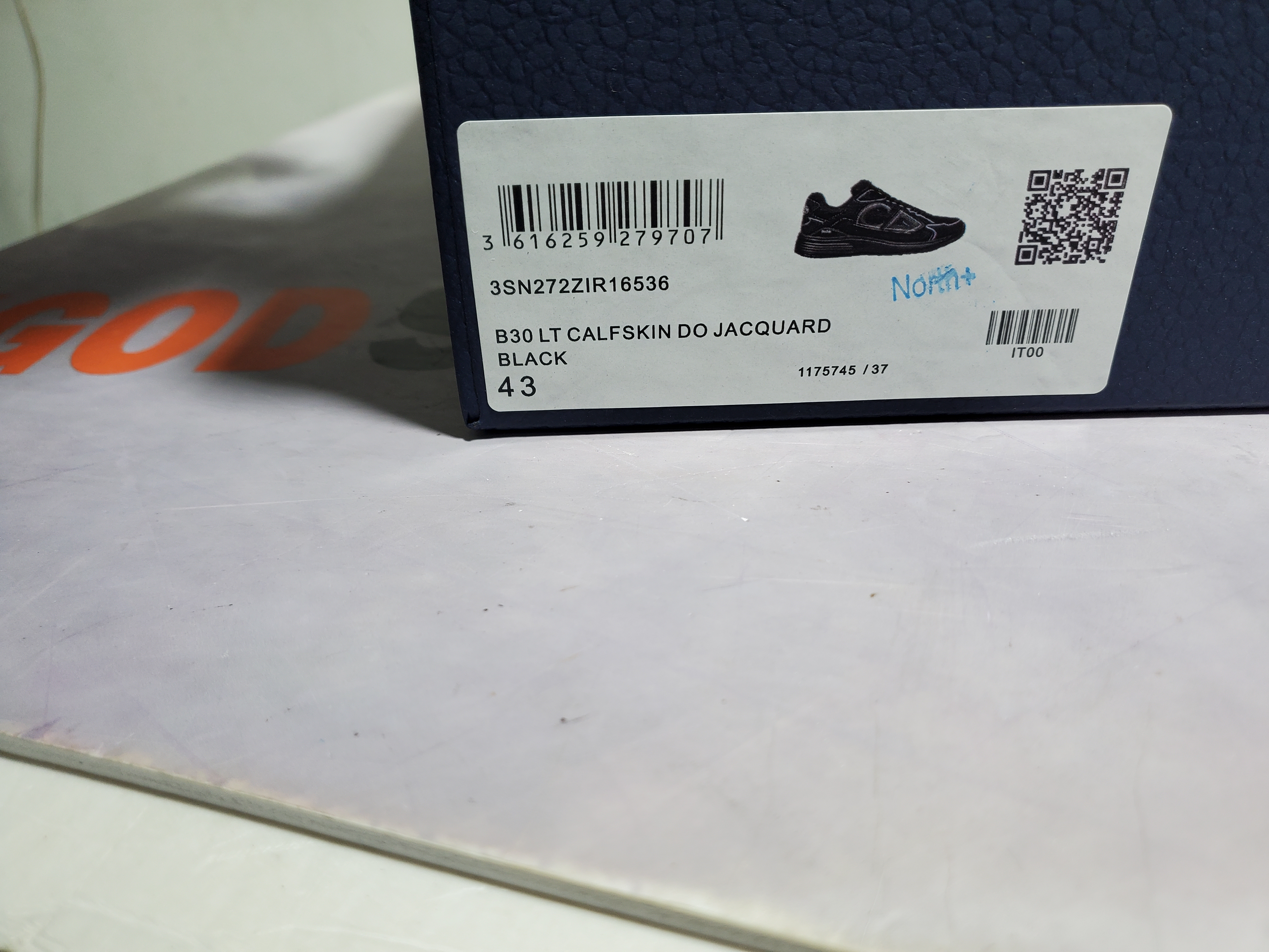 PKGoden Dior B30 Light Grey Sneakers New Reflective 3SN27ZIR-16536