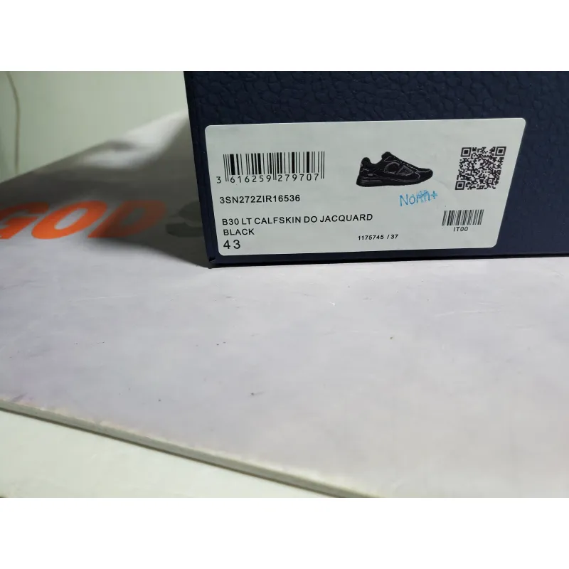 PKGoden Dior B30 Light Grey Sneakers New Reflective 3SN27ZIR-16536
