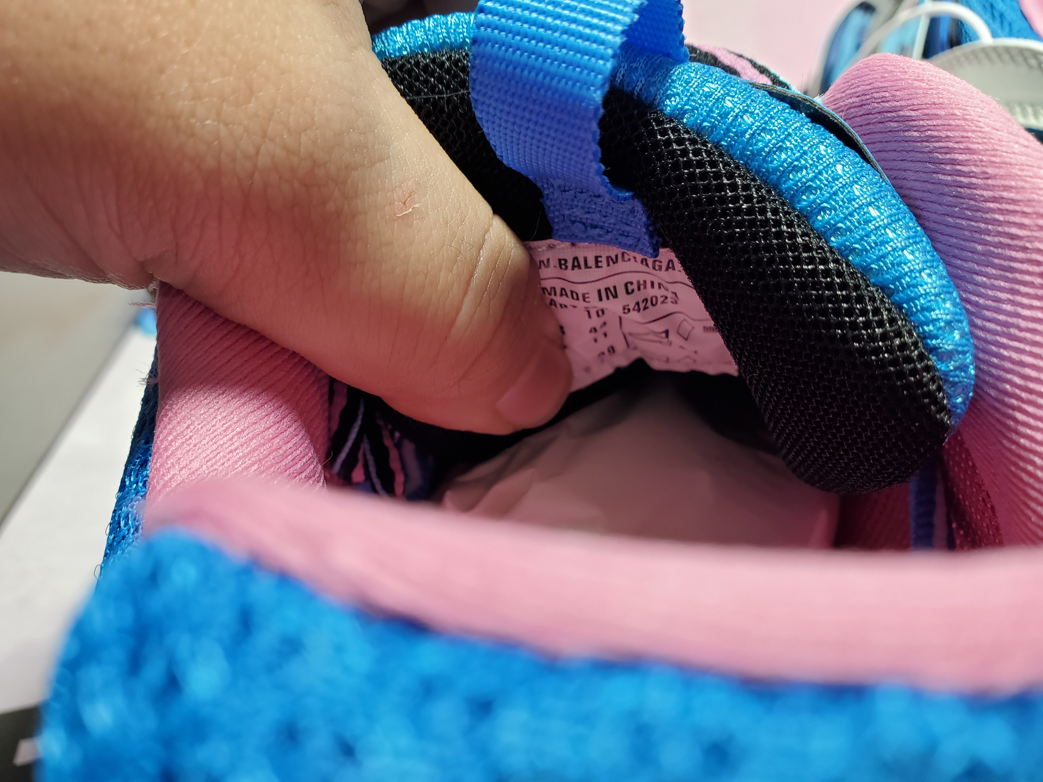 Balenciaga 3rd Track Sneaker Grey Blue