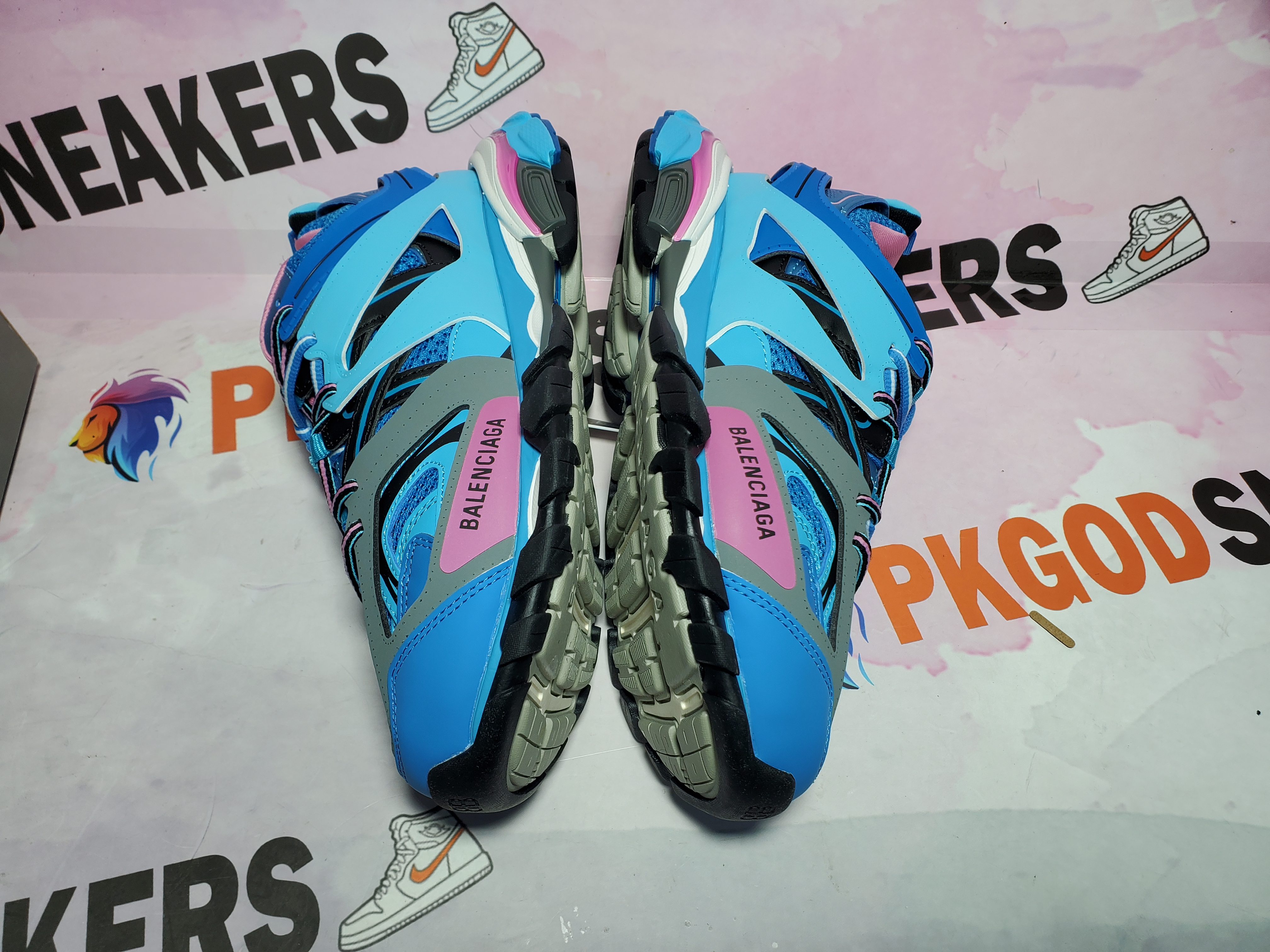 Balenciaga 3rd Track Sneaker Grey Blue