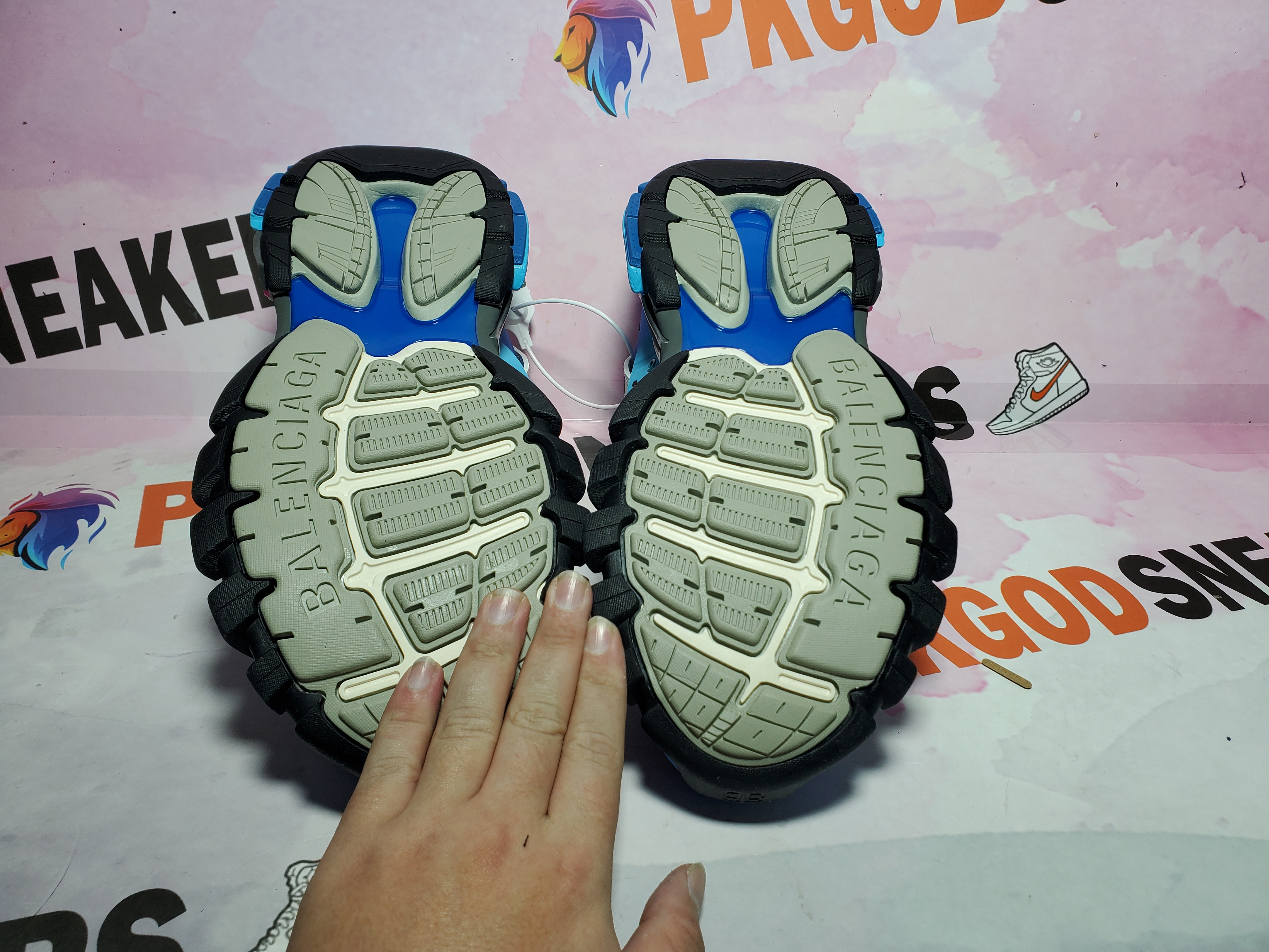 Balenciaga 3rd Track Sneaker Grey Blue