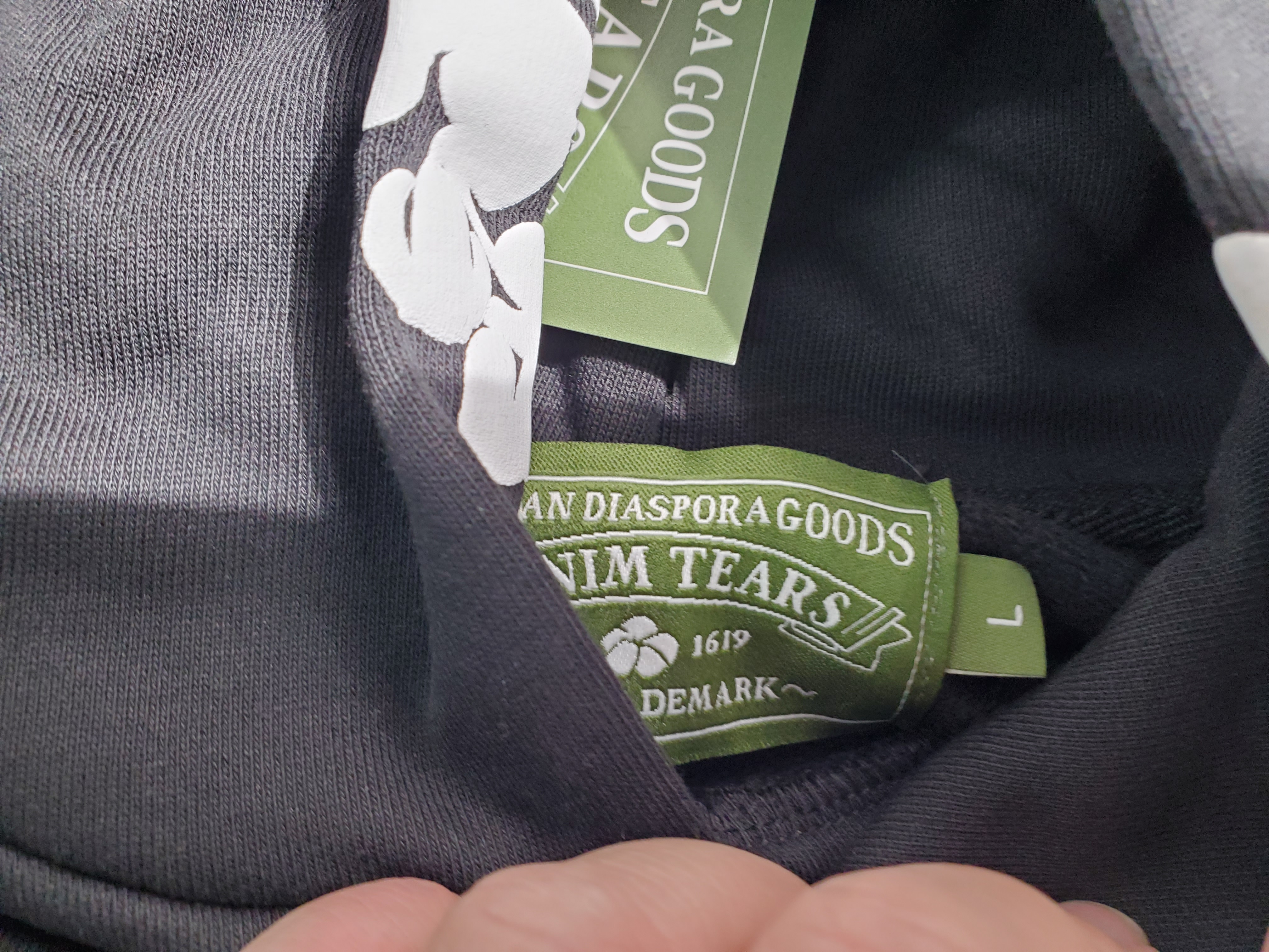 Denim Tears hoodie black