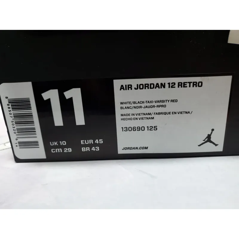 PKGoden Air Jordan 12 Retro Taxi 130690-125 