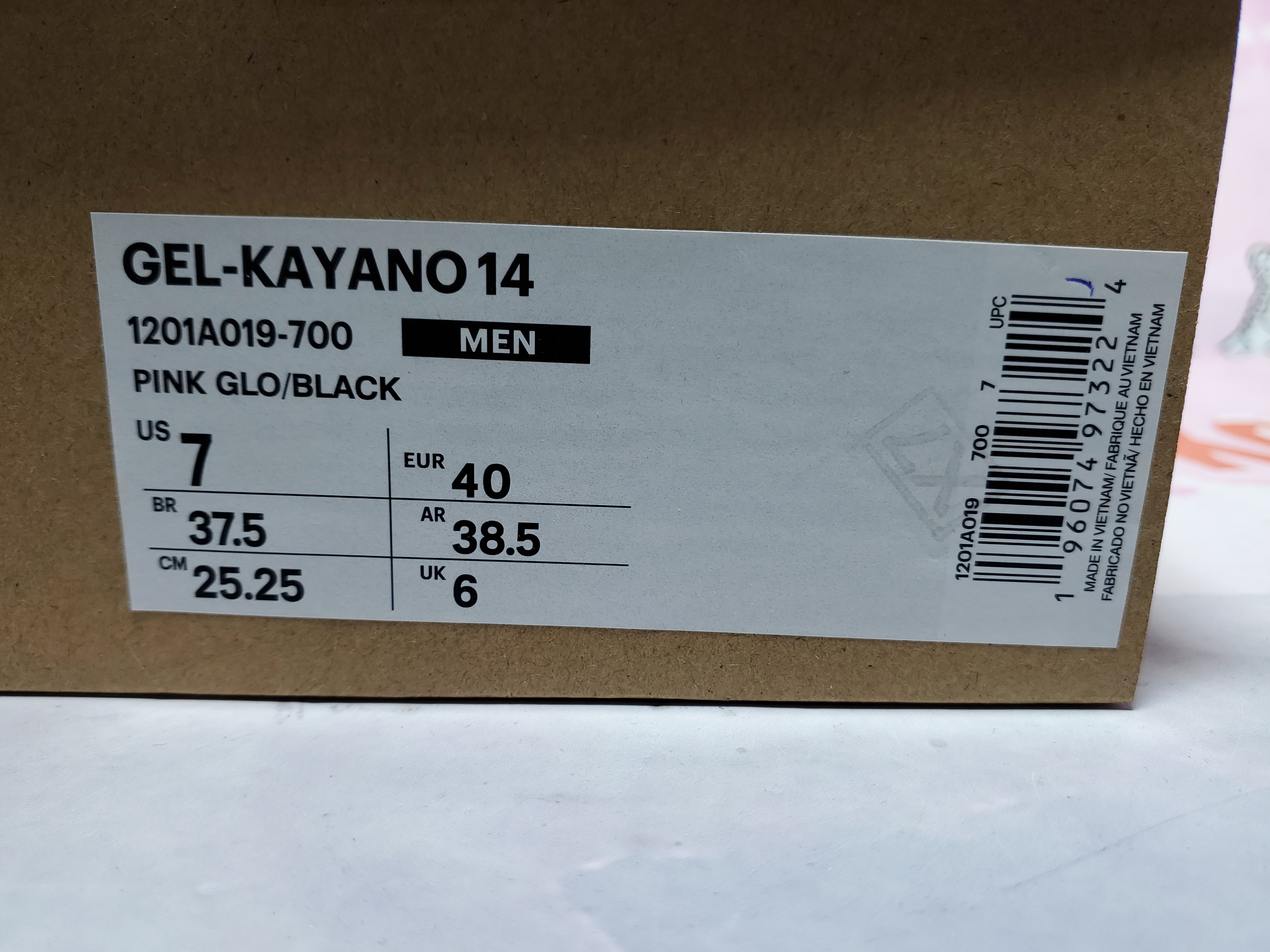 Special Sale ASICS Gel-Kayano 14 Pink Glo 1201A019-700