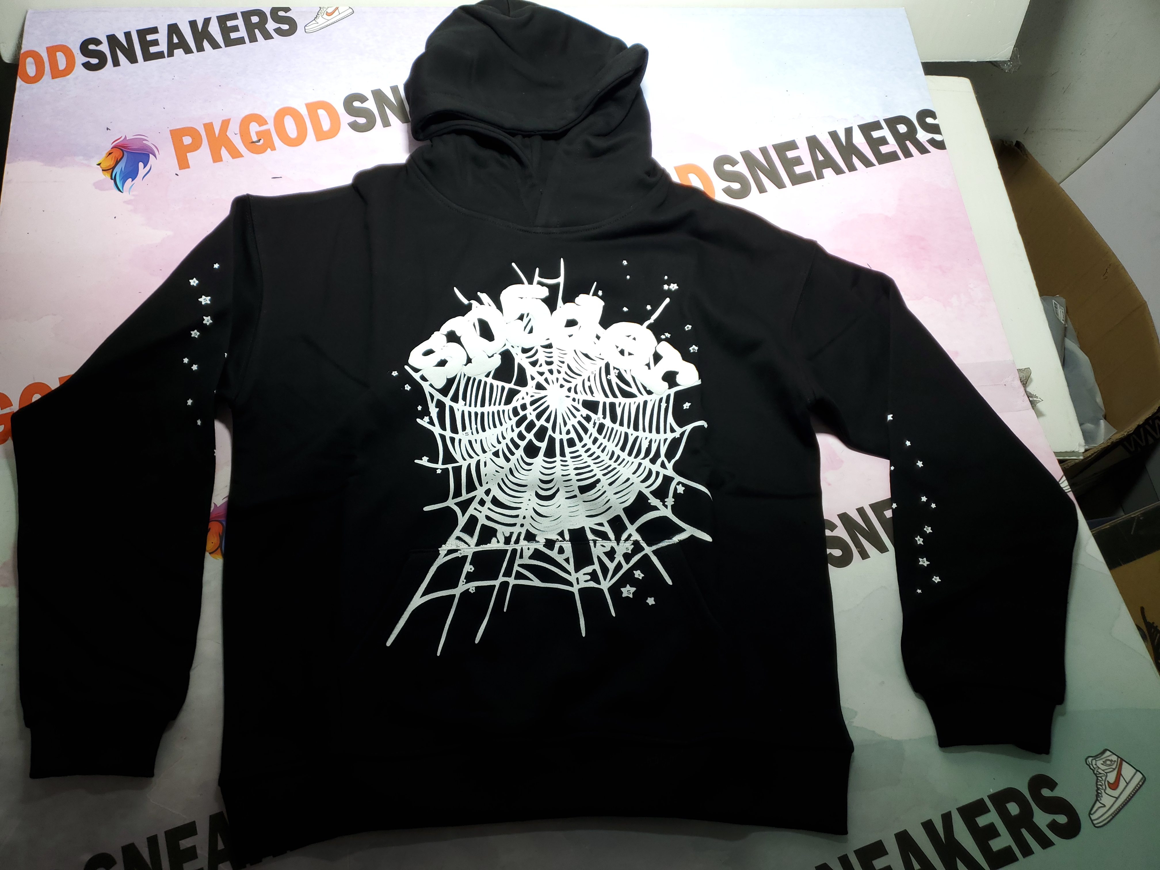 Spider Worldwide BLACK OG WEB HOODIE