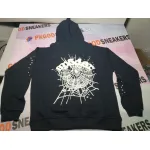 【Flash Sales】 Spider Worldwide BLACK OG WEB HOODIE