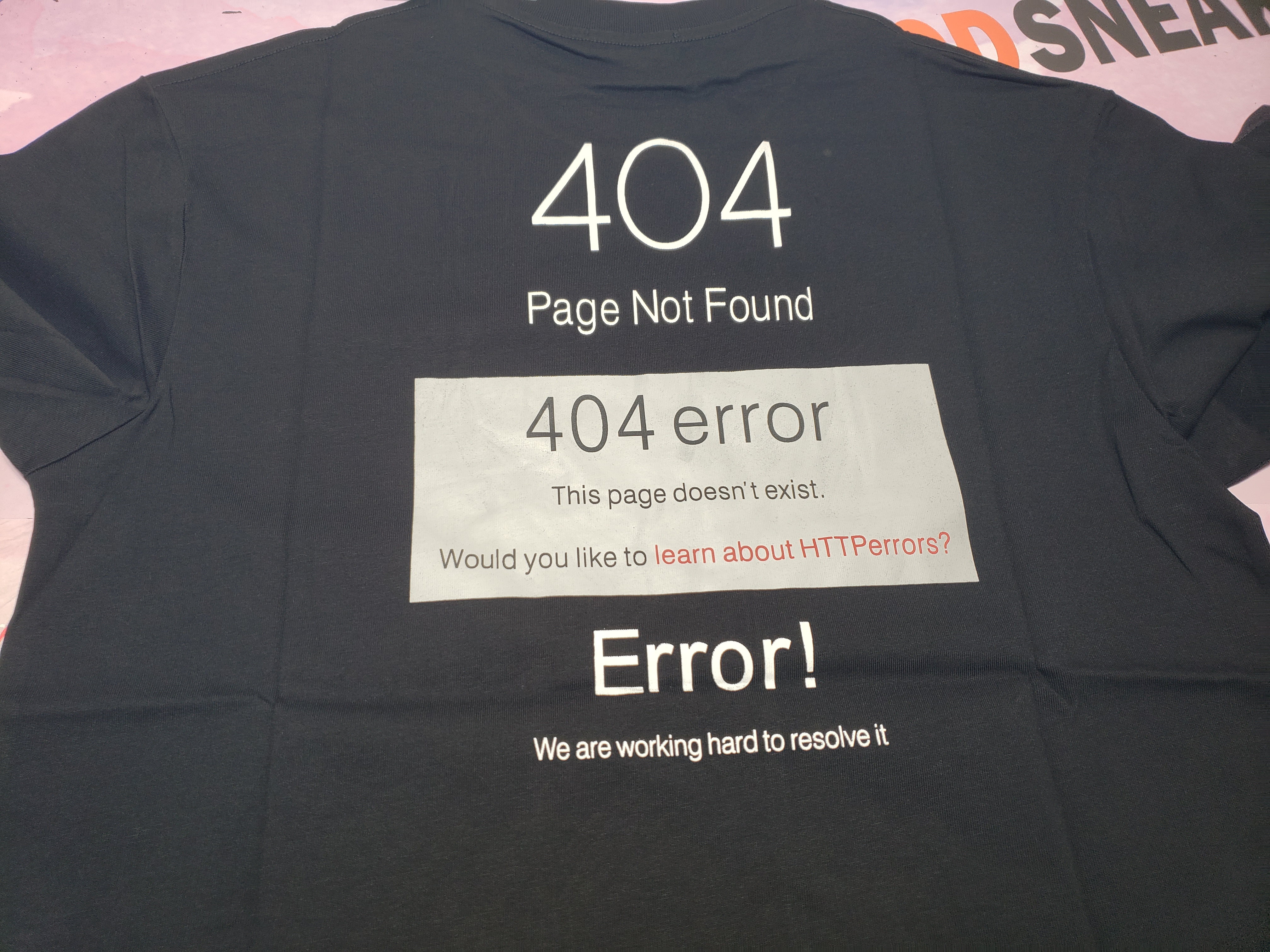 Balenciaga 24ss Network loading 404 printed T-Shirts 1