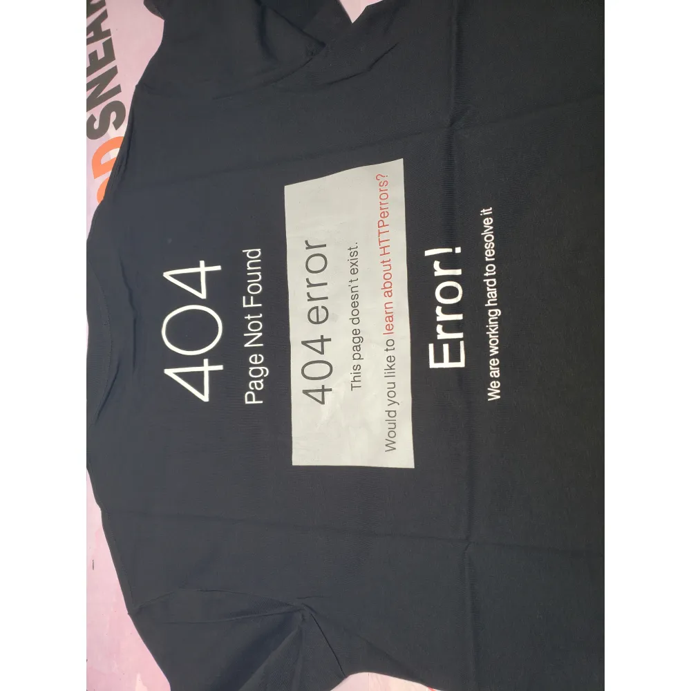 Balenciaga 24ss Network loading 404 printed T-Shirts 1