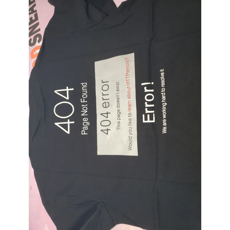 Balenciaga 24ss Network loading 404 printed T-Shirts 1