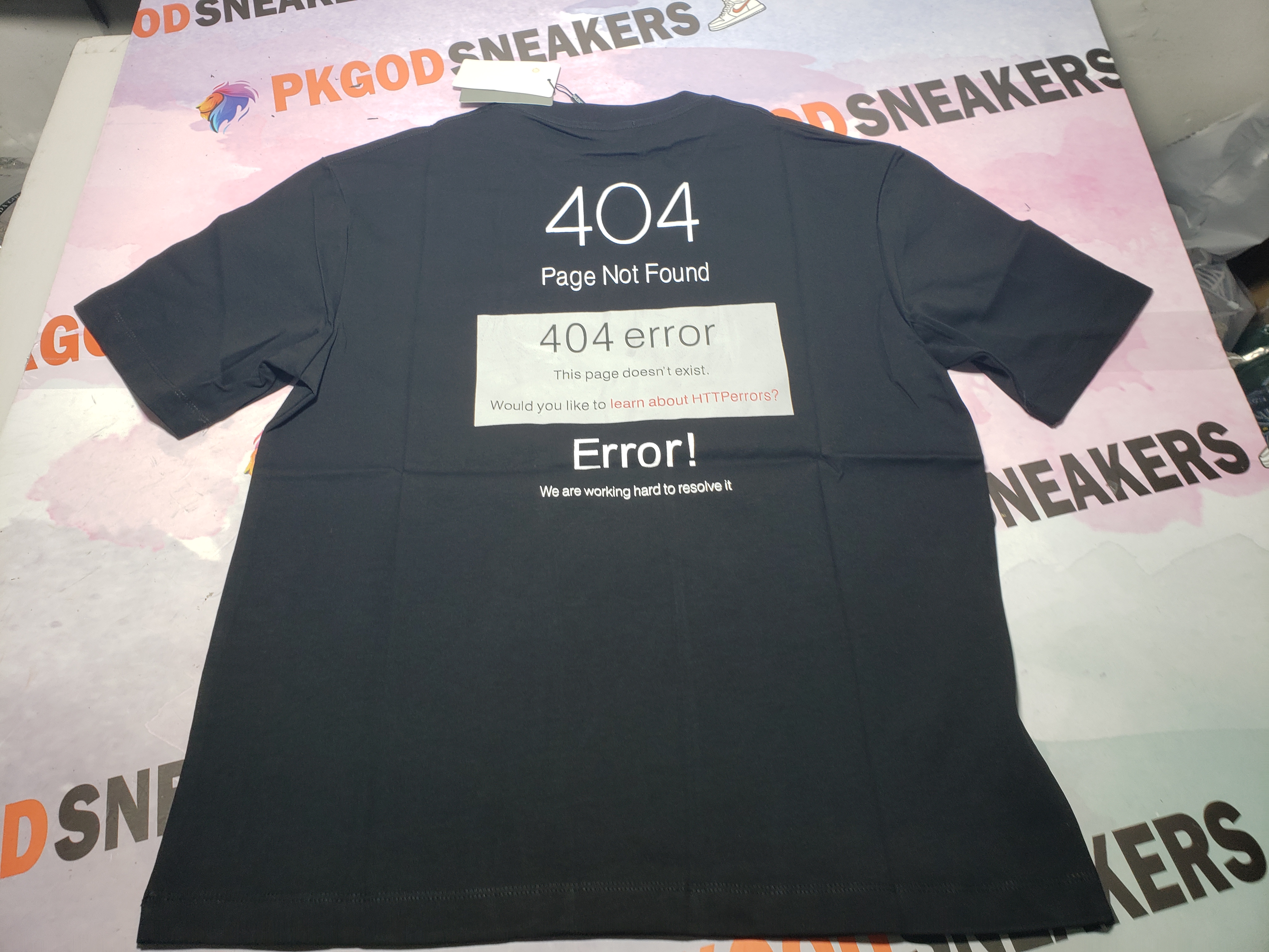 Balenciaga 24ss Network loading 404 printed T-Shirts 1