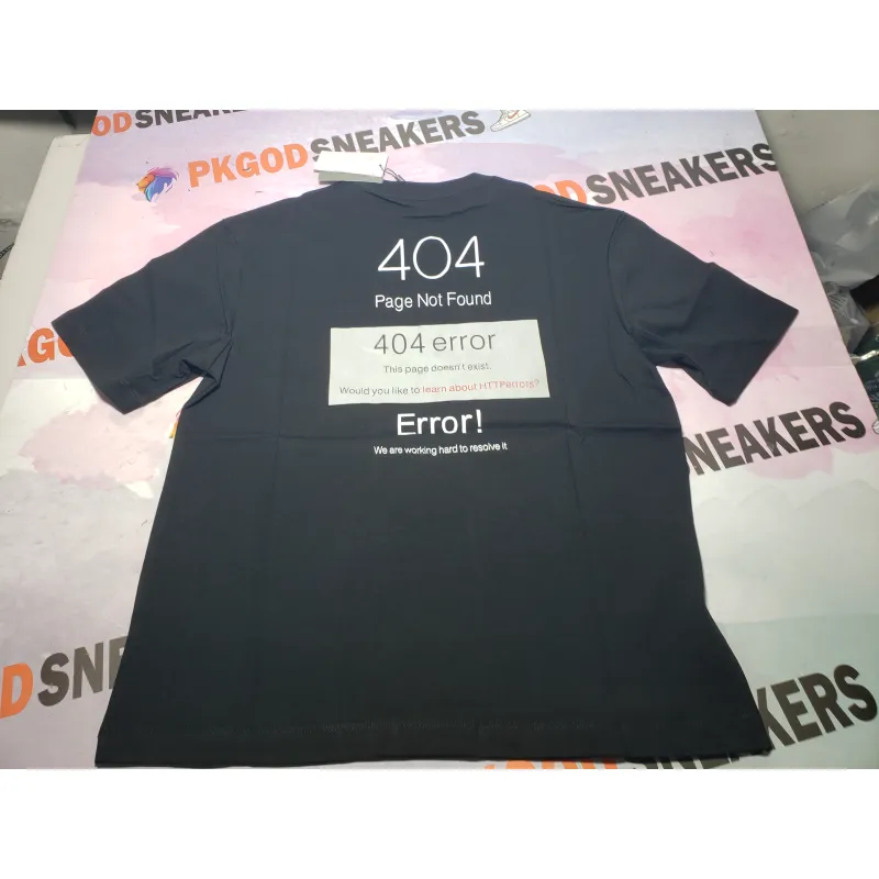 Balenciaga 24ss Network loading 404 printed T-Shirts 1