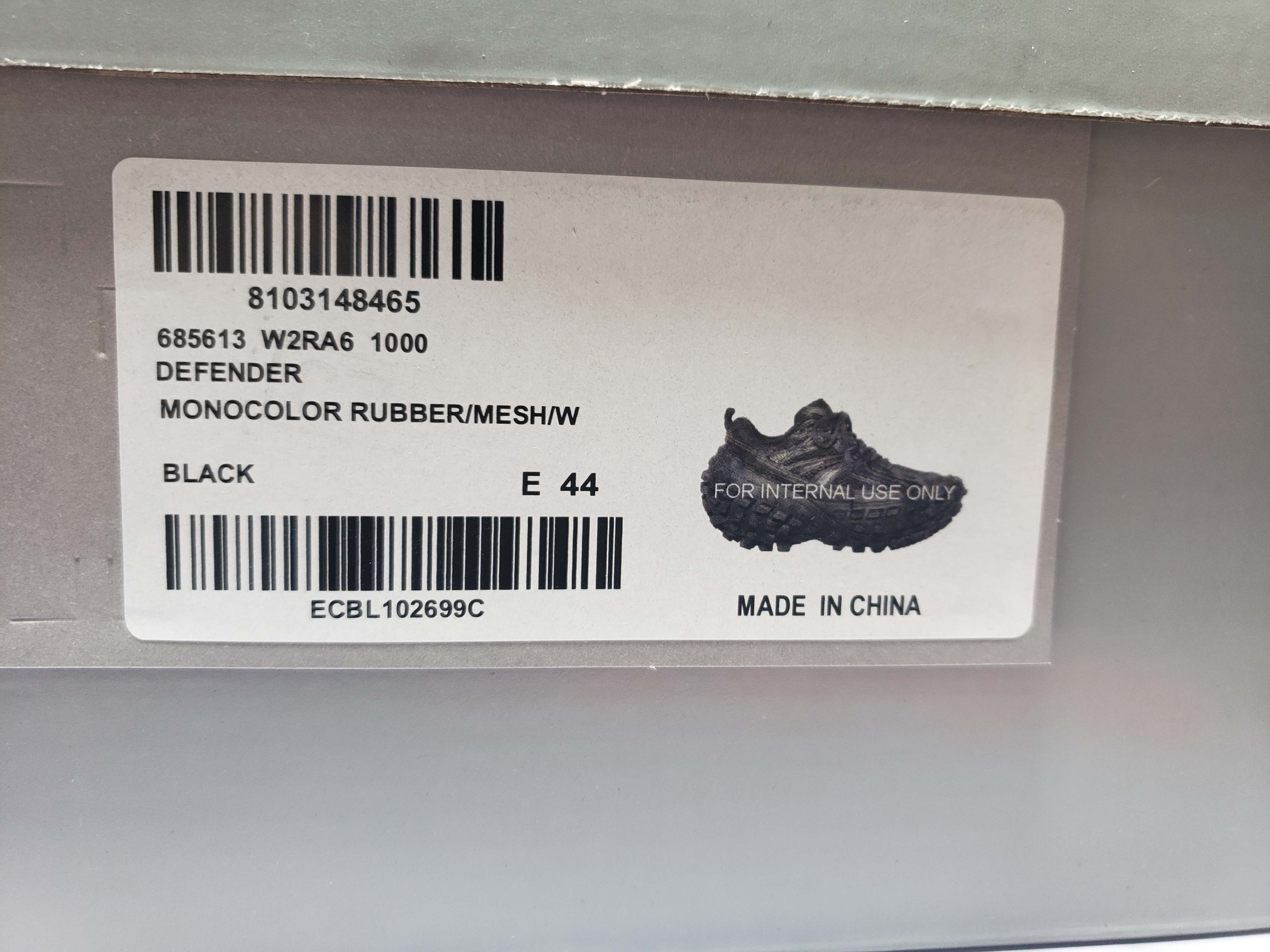 PKGoden Balenciaga Defender Black 685613 W2RA6 1000