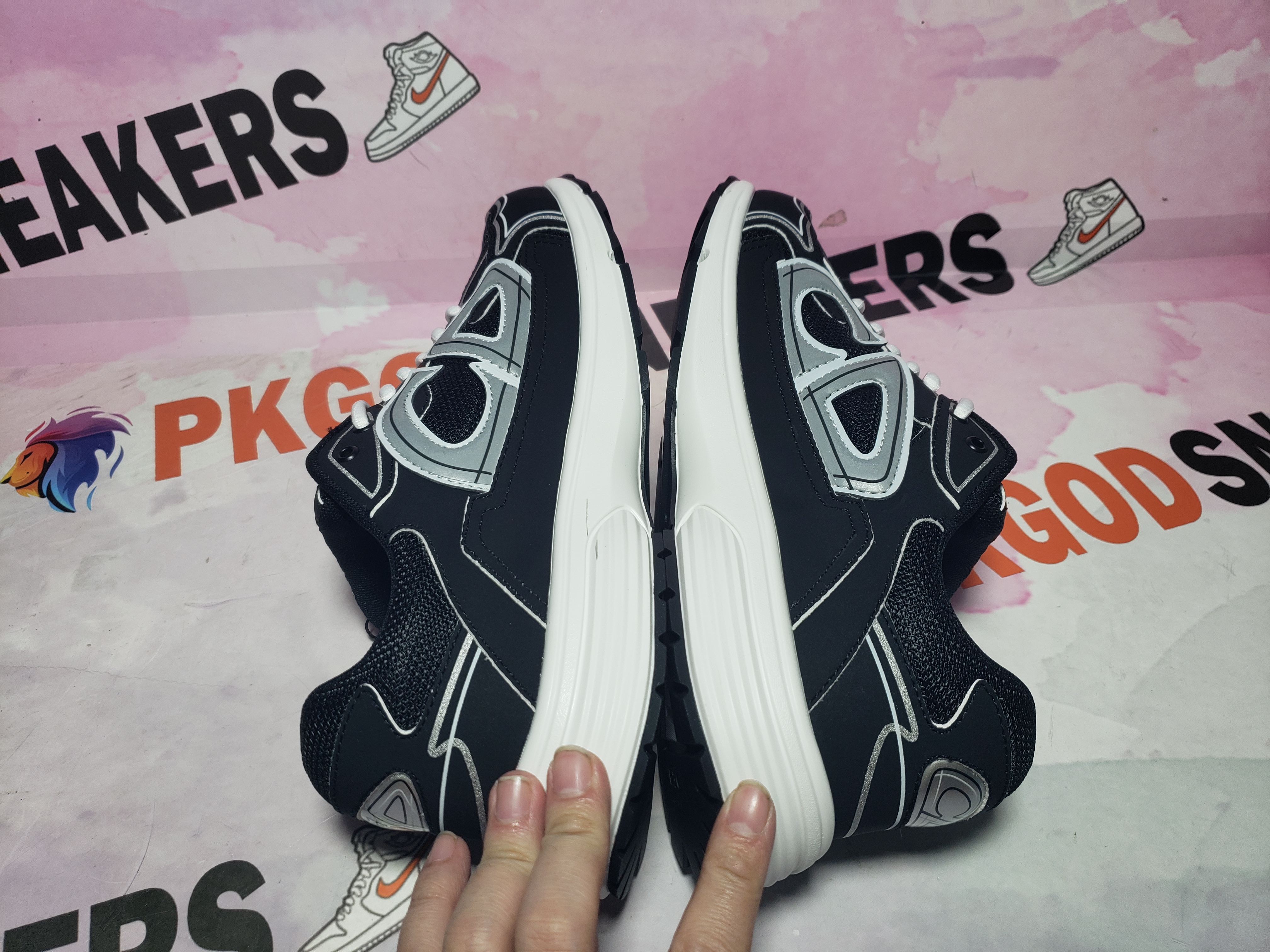 PKGoden Dior B30 Light Grey Sneakers Black Coffee Color 3SN279ZND-H969