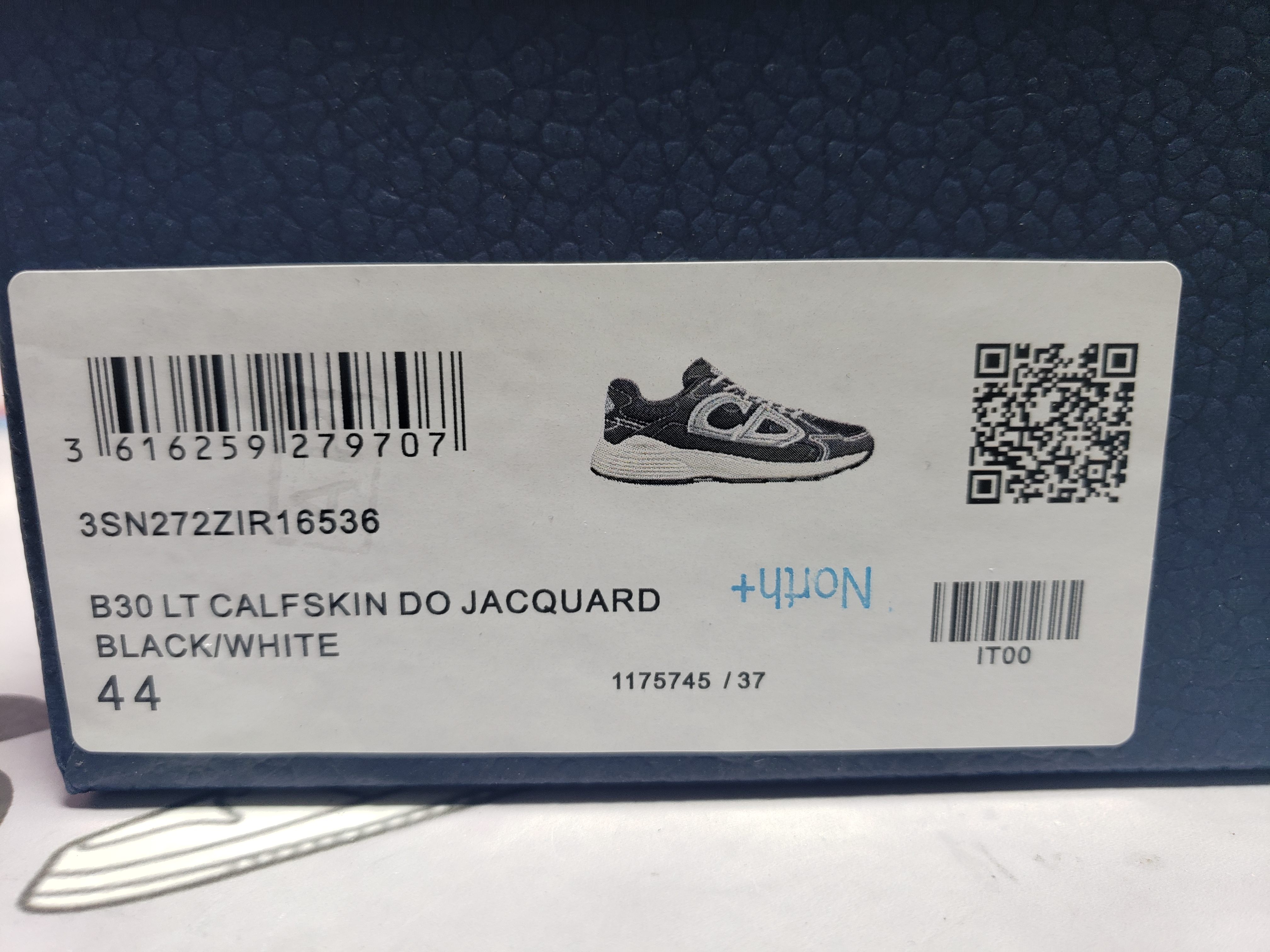 PKGoden Dior B30 Light Grey Sneakers Black Coffee Color 3SN279ZND-H969