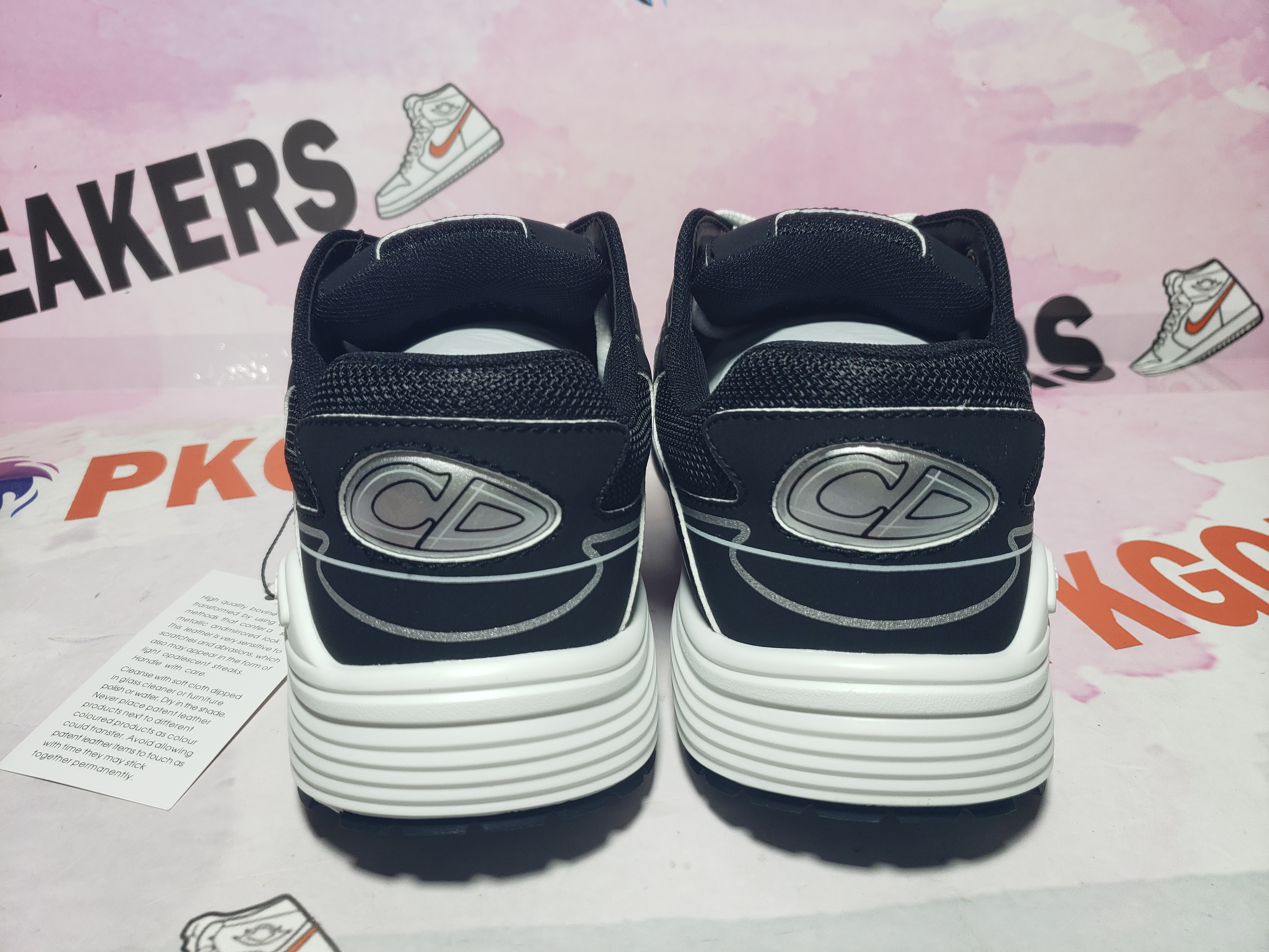 PKGoden Dior B30 Light Grey Sneakers Black Coffee Color 3SN279ZND-H969