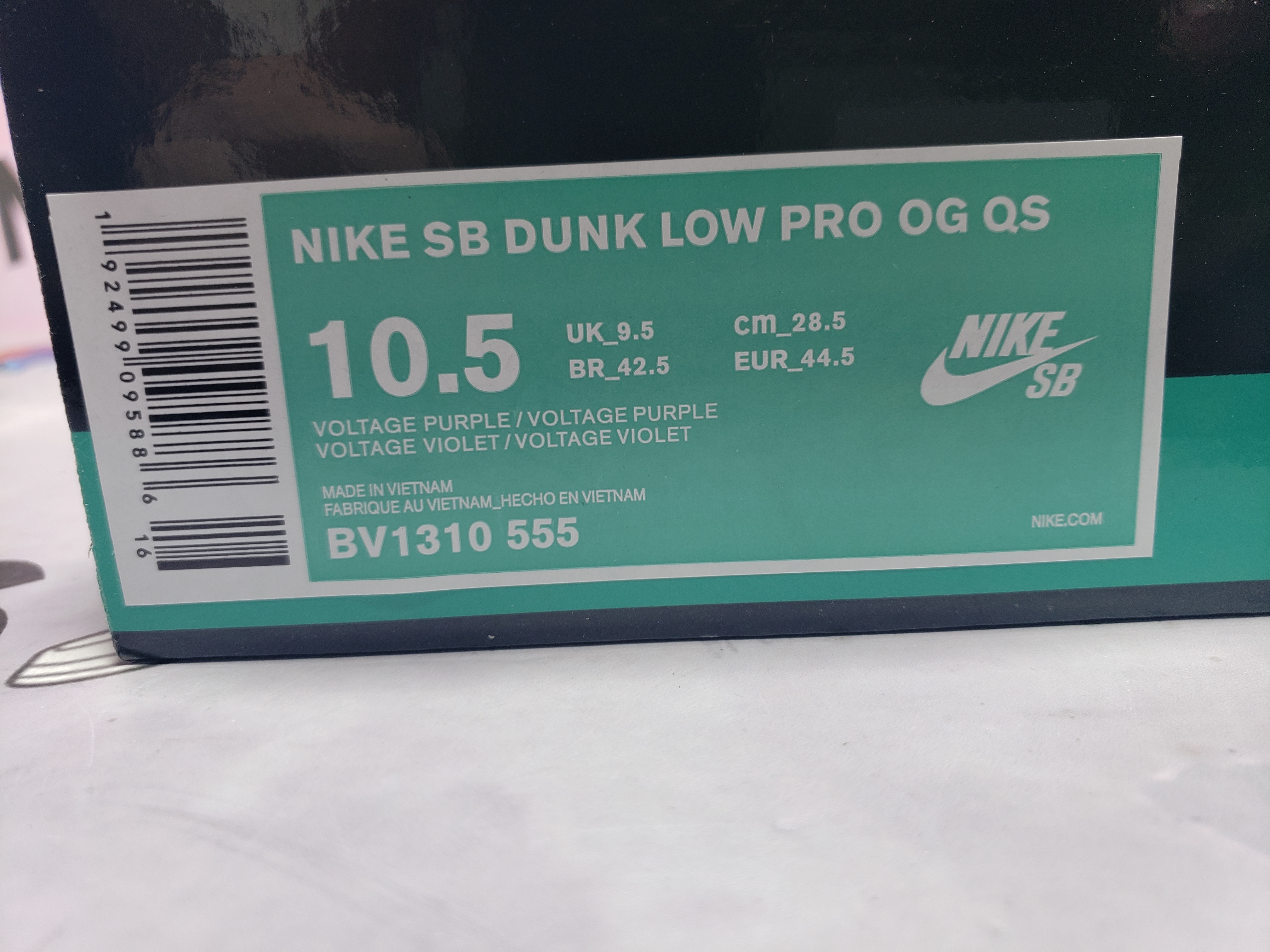 PKGoden Dunk Low Pro OG QS Purple Lobster BV1310-555