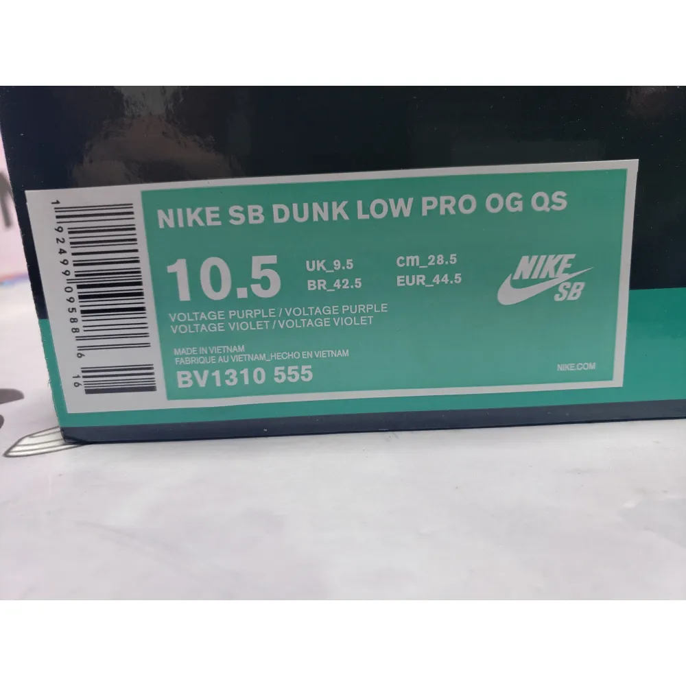 PKGoden Dunk Low Pro OG QS Purple Lobster BV1310-555