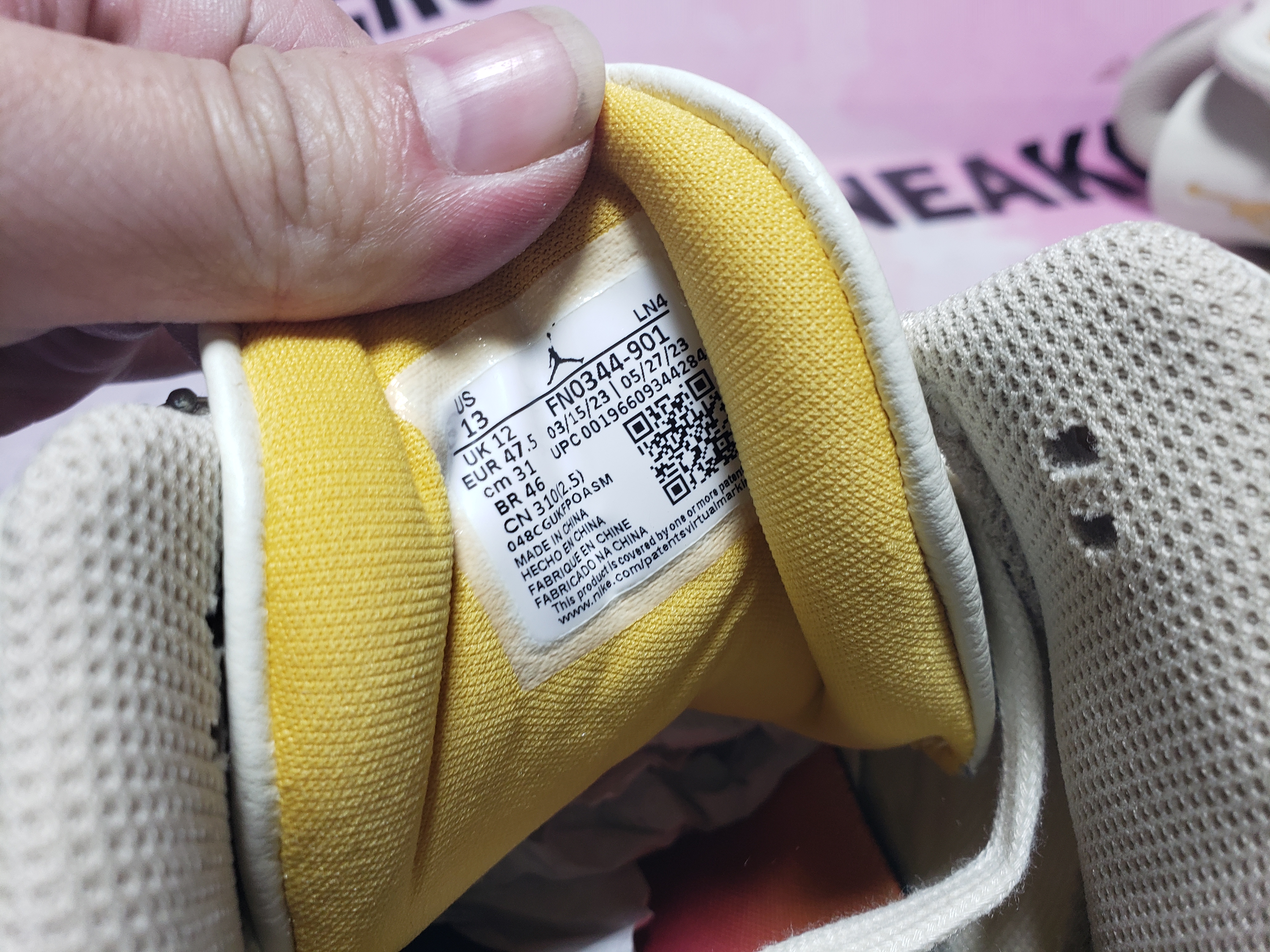 PKGoden J Balvin x Air Jordan 3 White Blue Red FN0344-901 