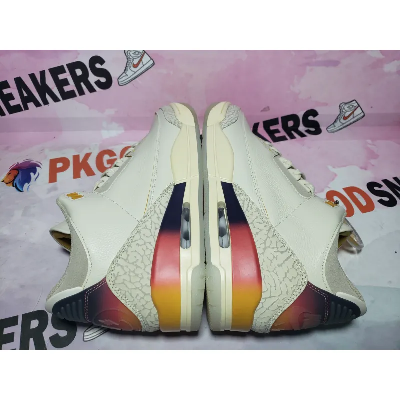 PKGoden J Balvin x Air Jordan 3 White Blue Red FN0344-901 