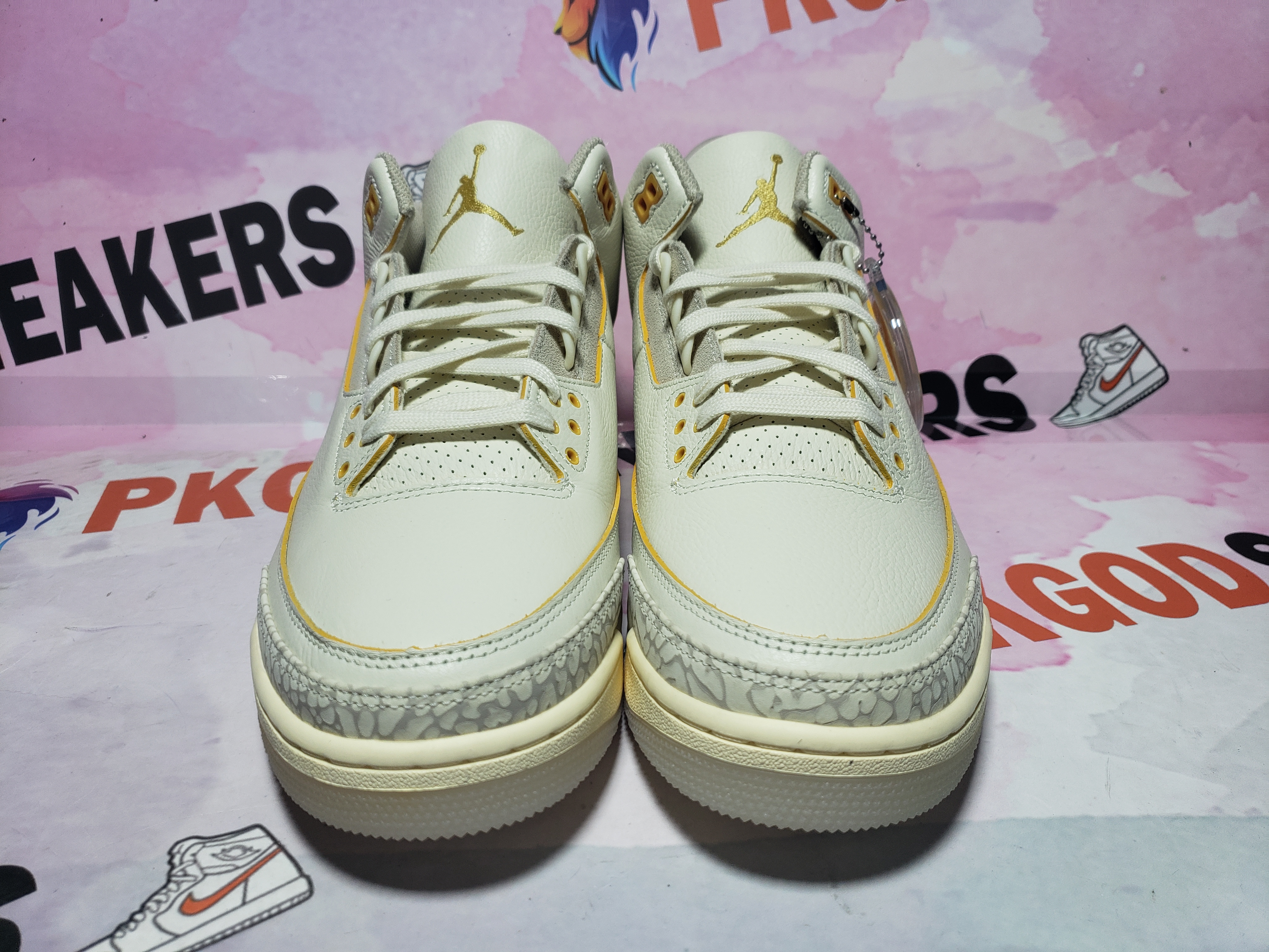 PKGoden J Balvin x Air Jordan 3 White Blue Red FN0344-901 