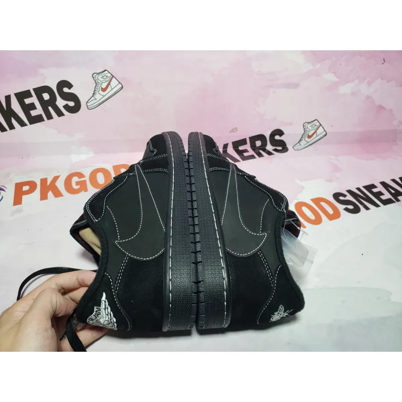 PKGoden Jordan 1 Retro Low OG SP Travis Scott Black Phantom DM7866-001