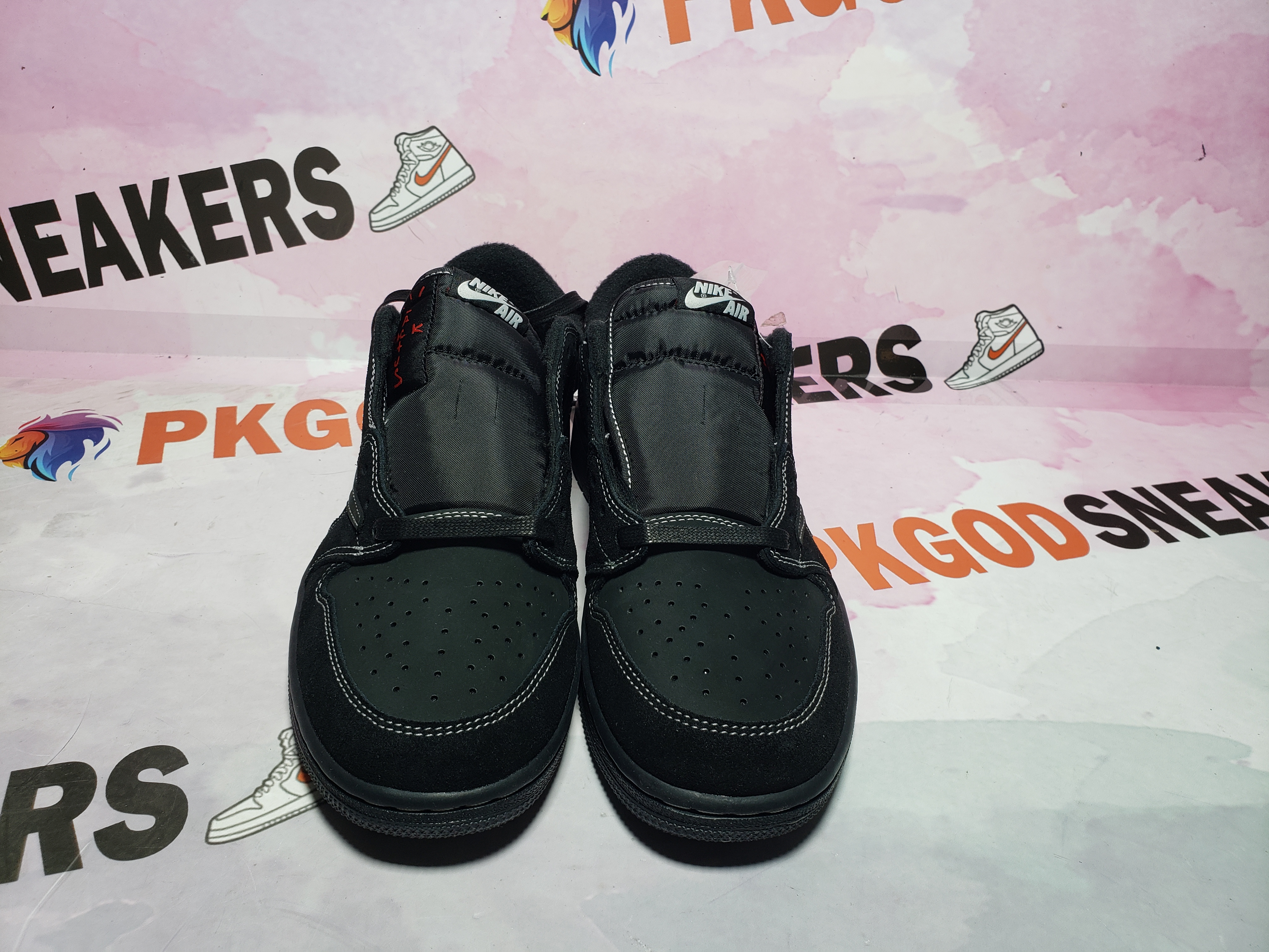 PKGoden Jordan 1 Retro Low OG SP Travis Scott Black Phantom DM7866-001
