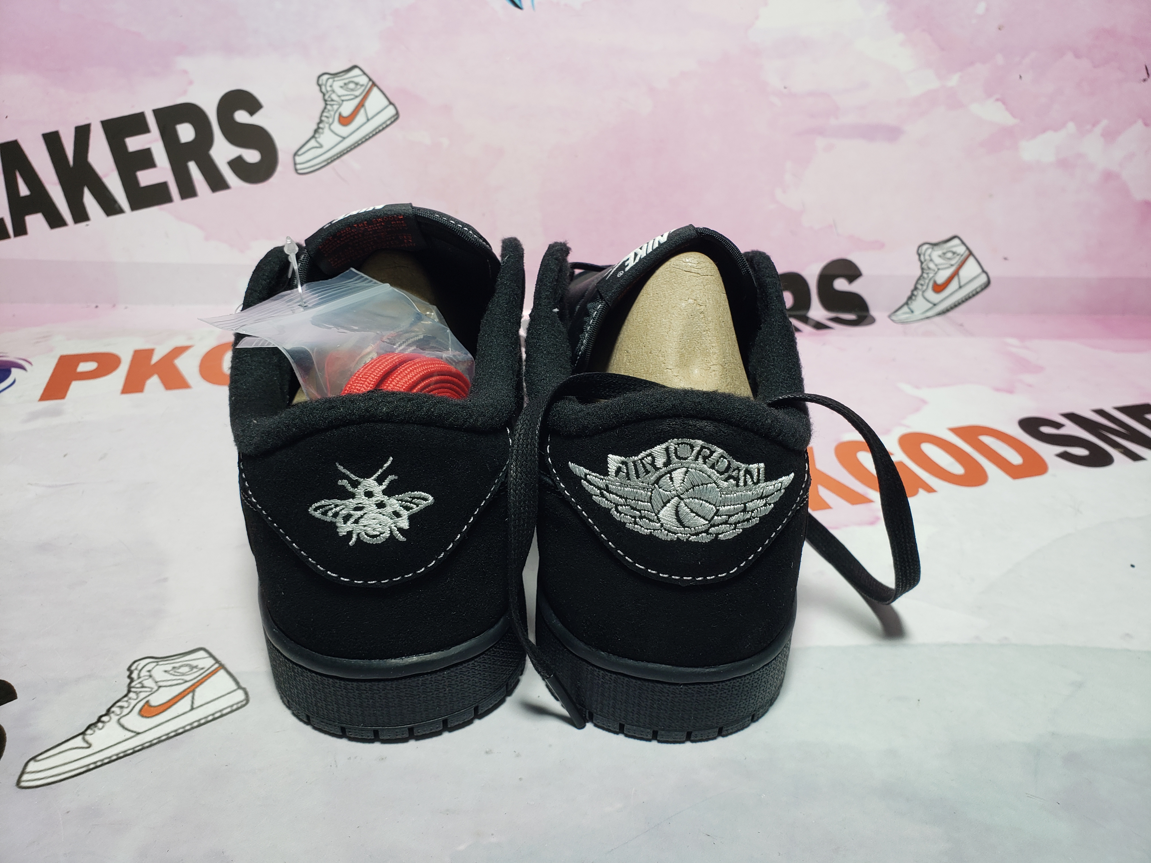 PKGoden Jordan 1 Retro Low OG SP Travis Scott Black Phantom DM7866-001