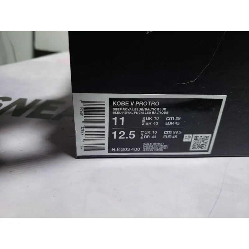 PKGoden Zoom Kobe 5 Protro X-Ray HJ4303-400 