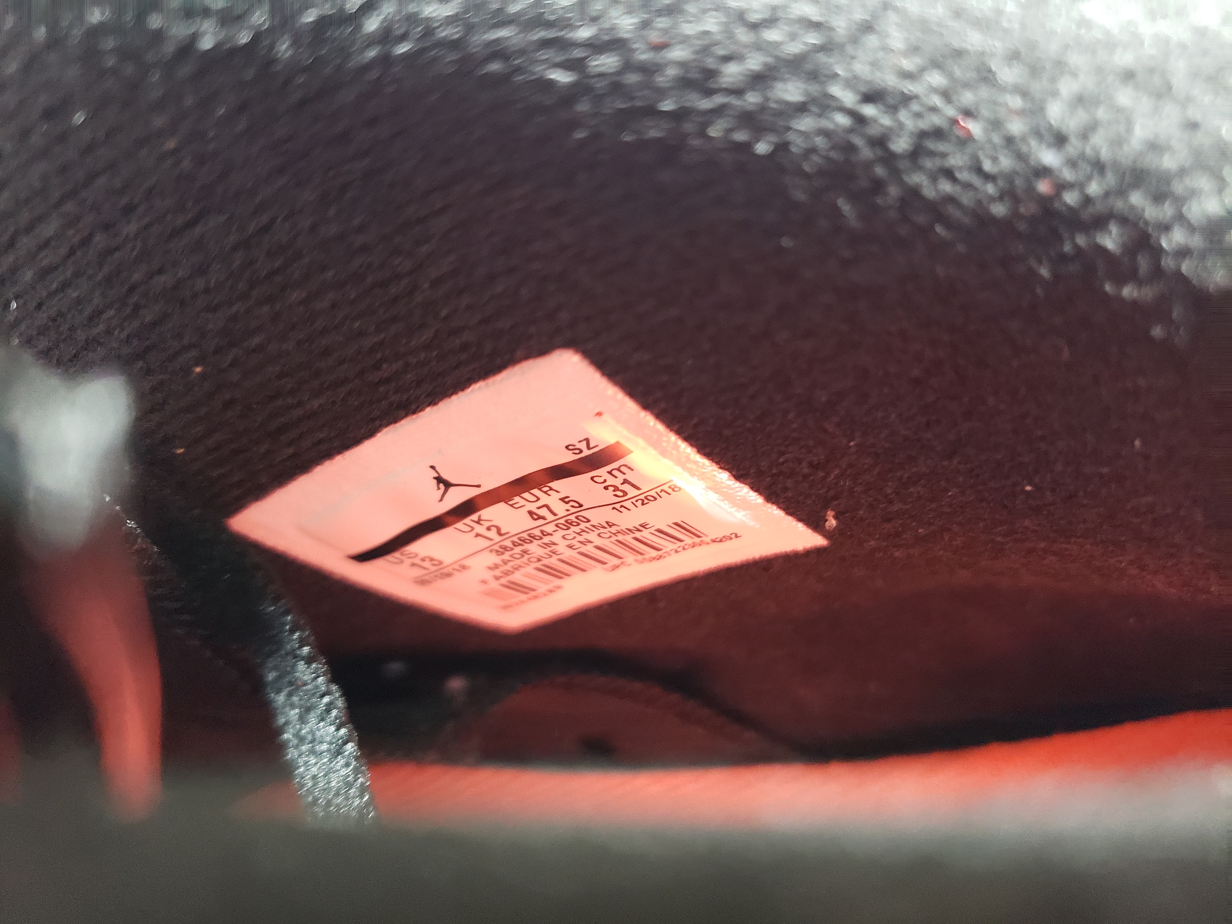 OG Air Jordan 6 Retro Infrared 384664-060 