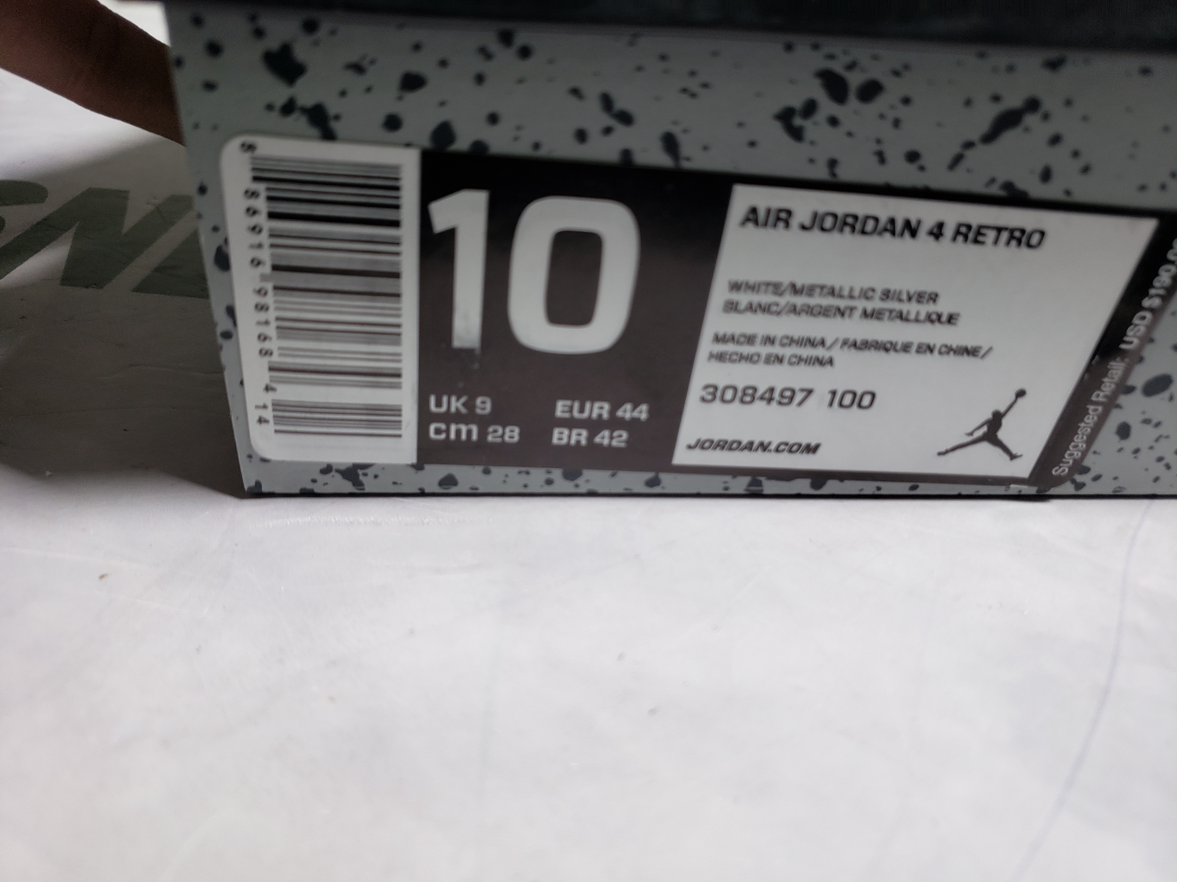 og Jordan 4 Retro Pure Money (2017) 308497-100