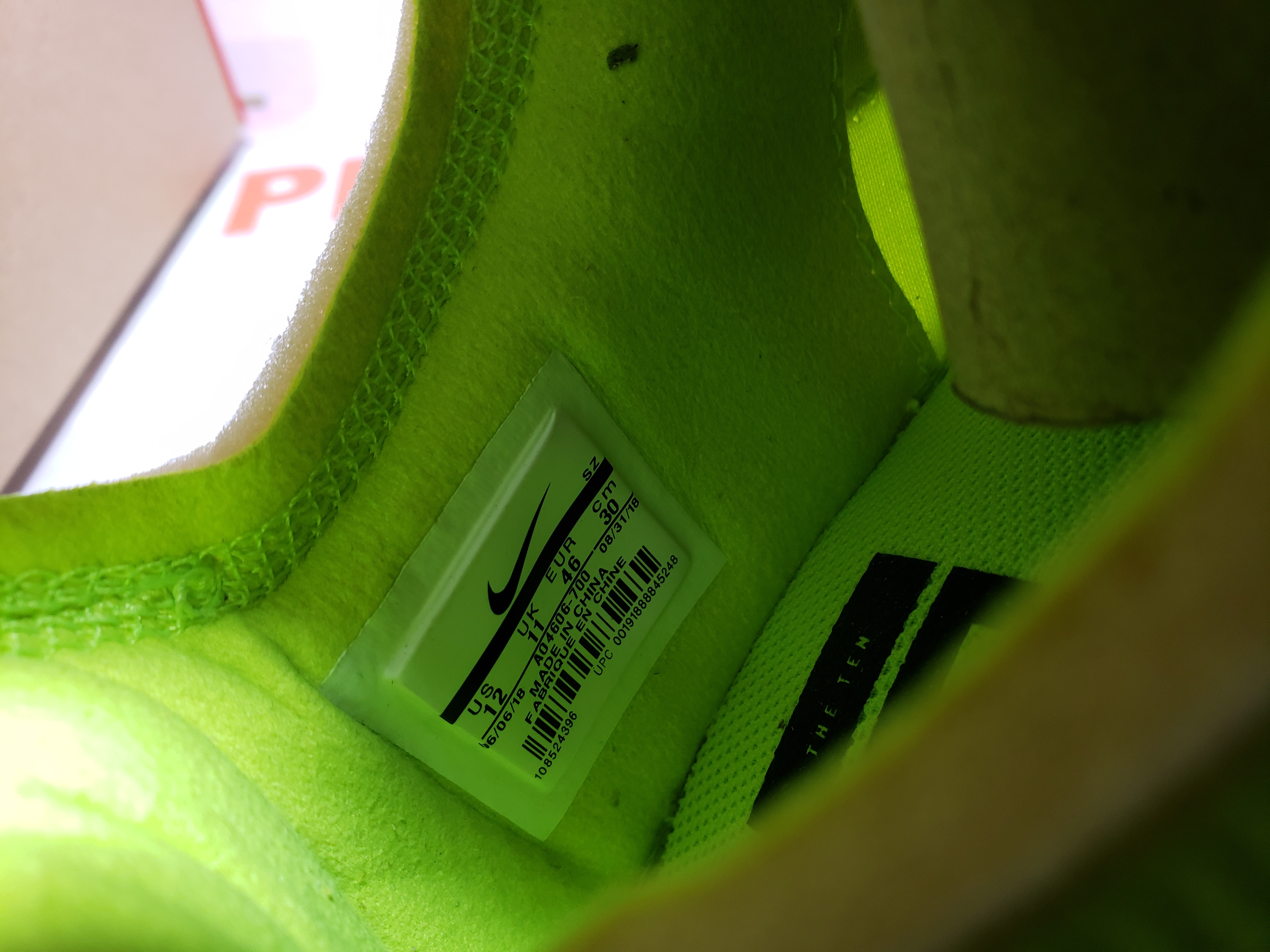 PKGoden Air Force 1 Low Off-White Volt AO4606-700
