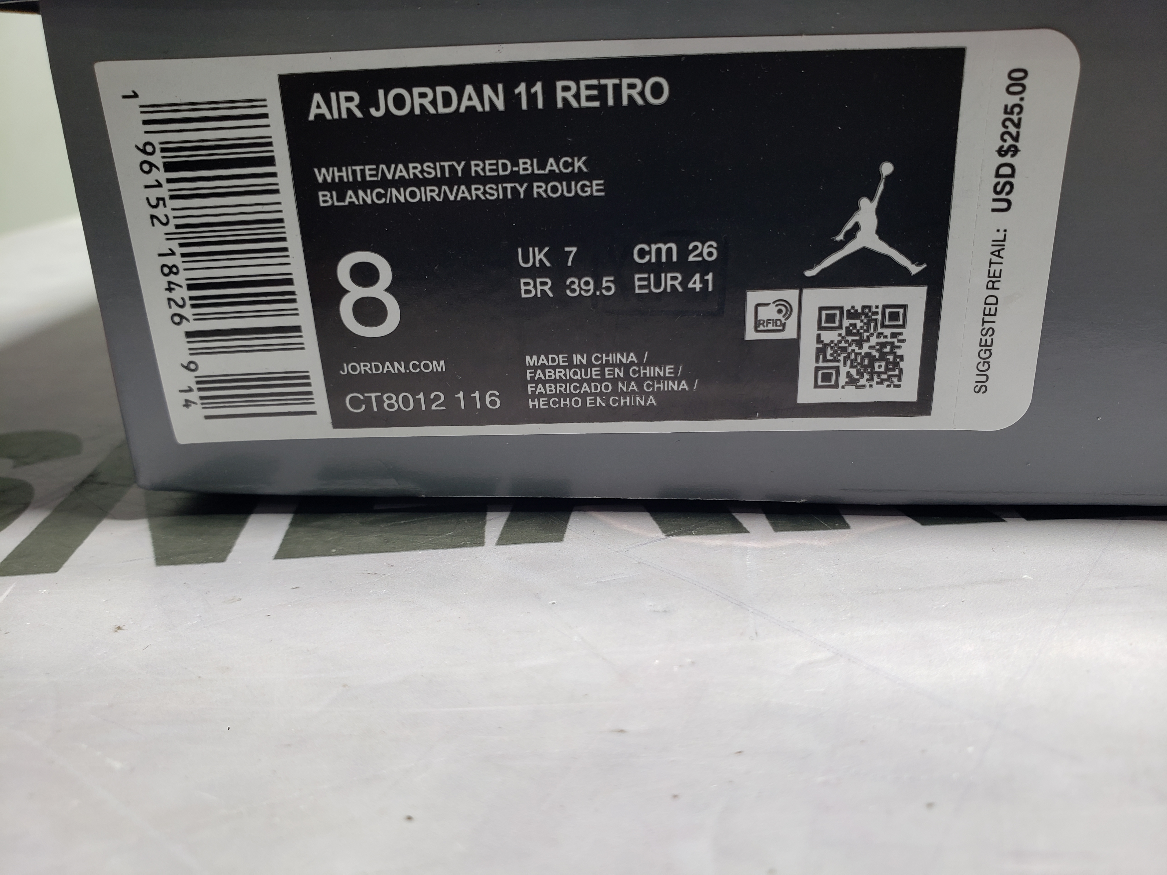 PKGoden Jordan 11 Cherry CT8012-116