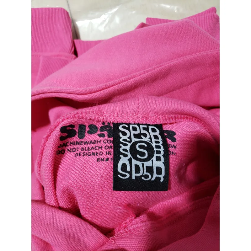 Sp5der Worldwide Pink Punk Hoodie