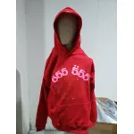 Sp5der Worldwide Red 555 Hoodie