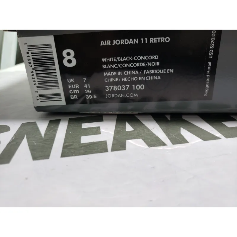 PKGoden Jordan 11 Retro Concord (2018) 378037-100