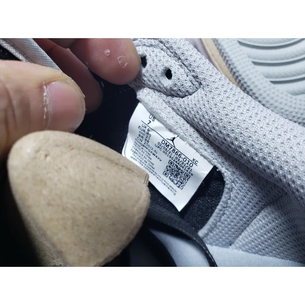PKGoden Travis Scott x Air Jordan 1 Low White Grey Low Gang DM7866-010  