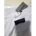 Balenciaga BLCG 24FW 3B red and white splicing hooded sports suit jacket