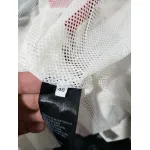 Balenciaga BLCG 24FW 3B red and white splicing hooded sports suit jacket