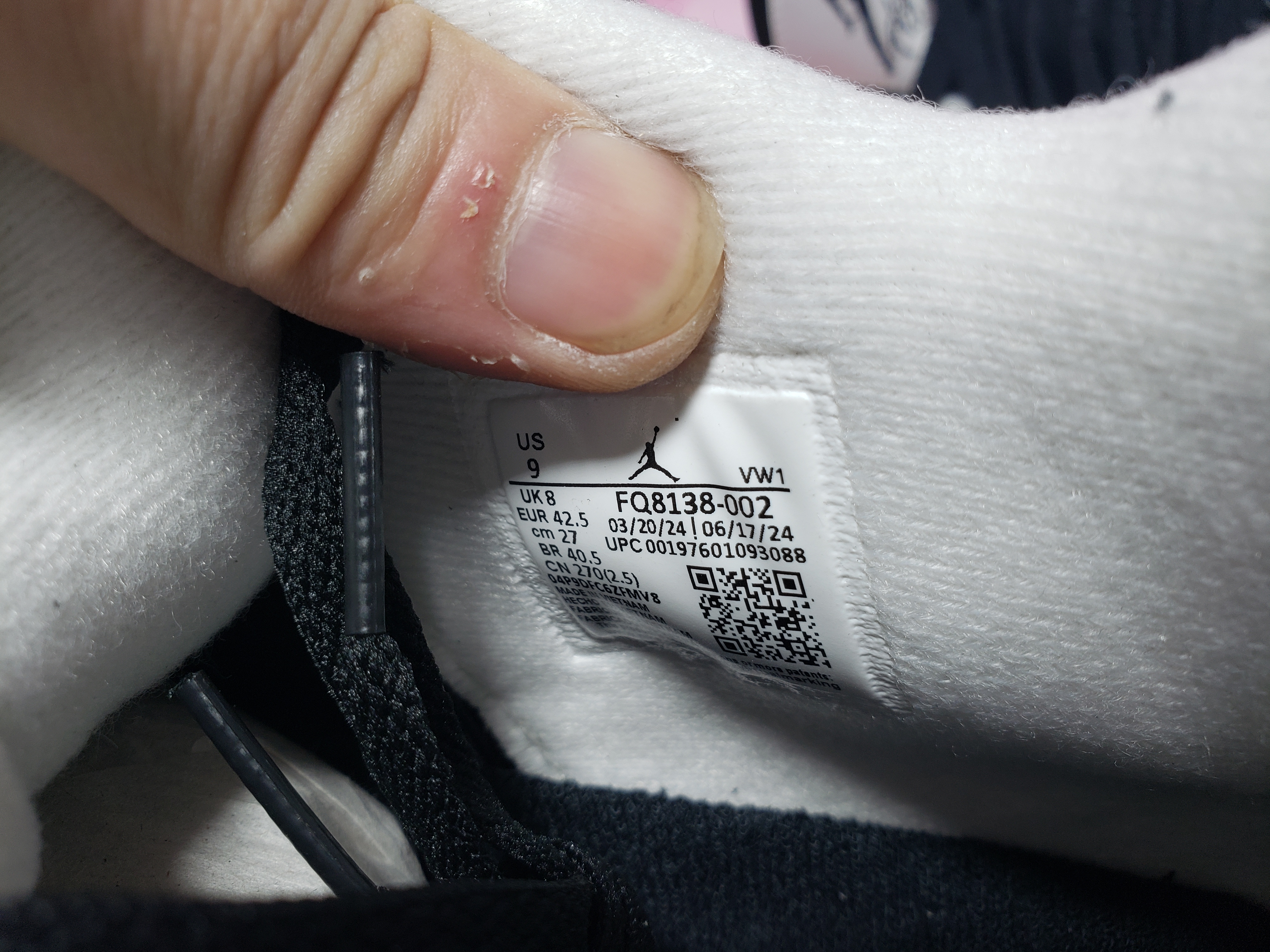 PKGoden Air Jordan 4 Fear FQ8138-002 