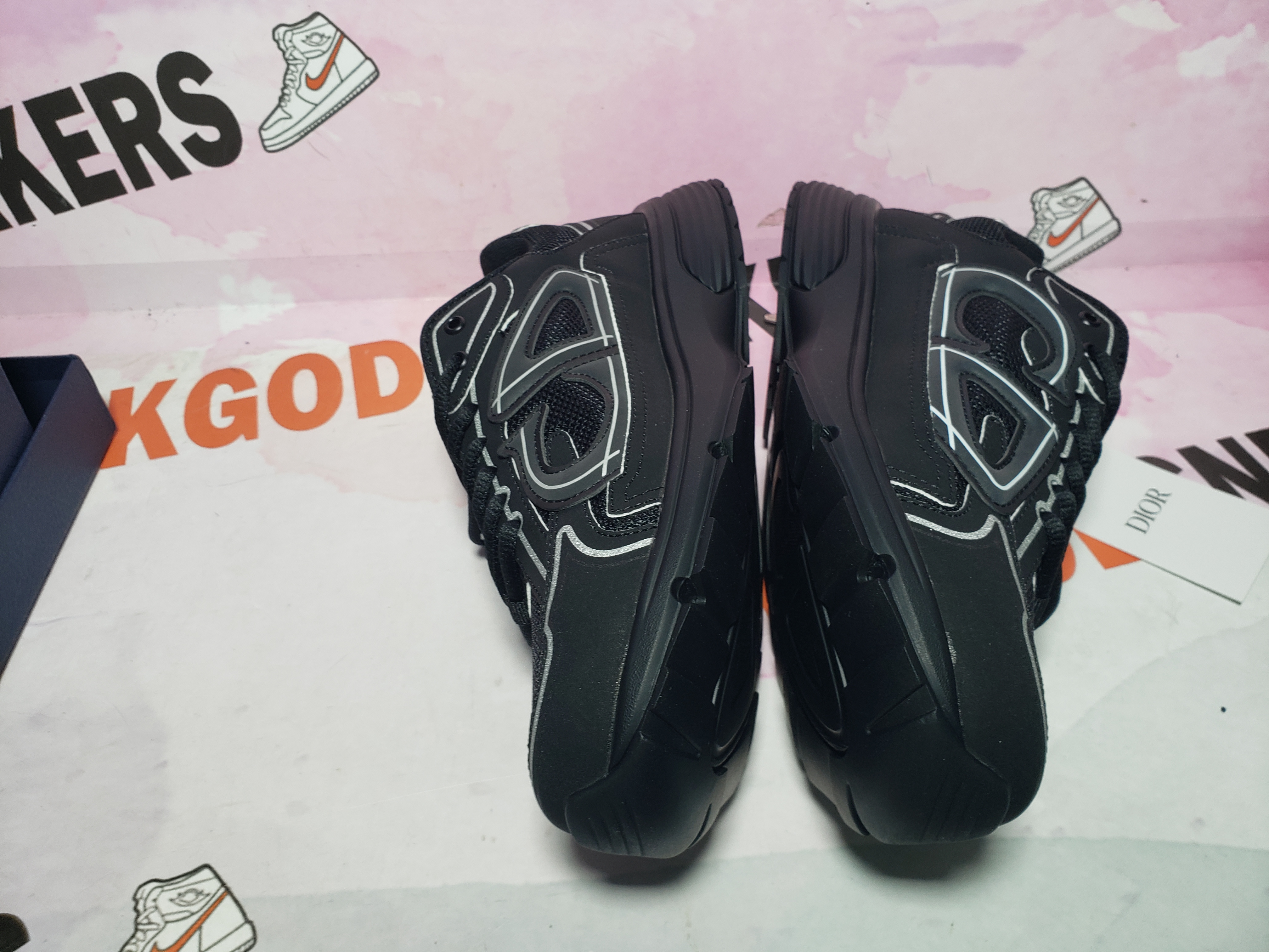 【Flash Sales】PKGoden Dior B30 Light Grey Sneakers New Reflective 3SN27ZIR-16536